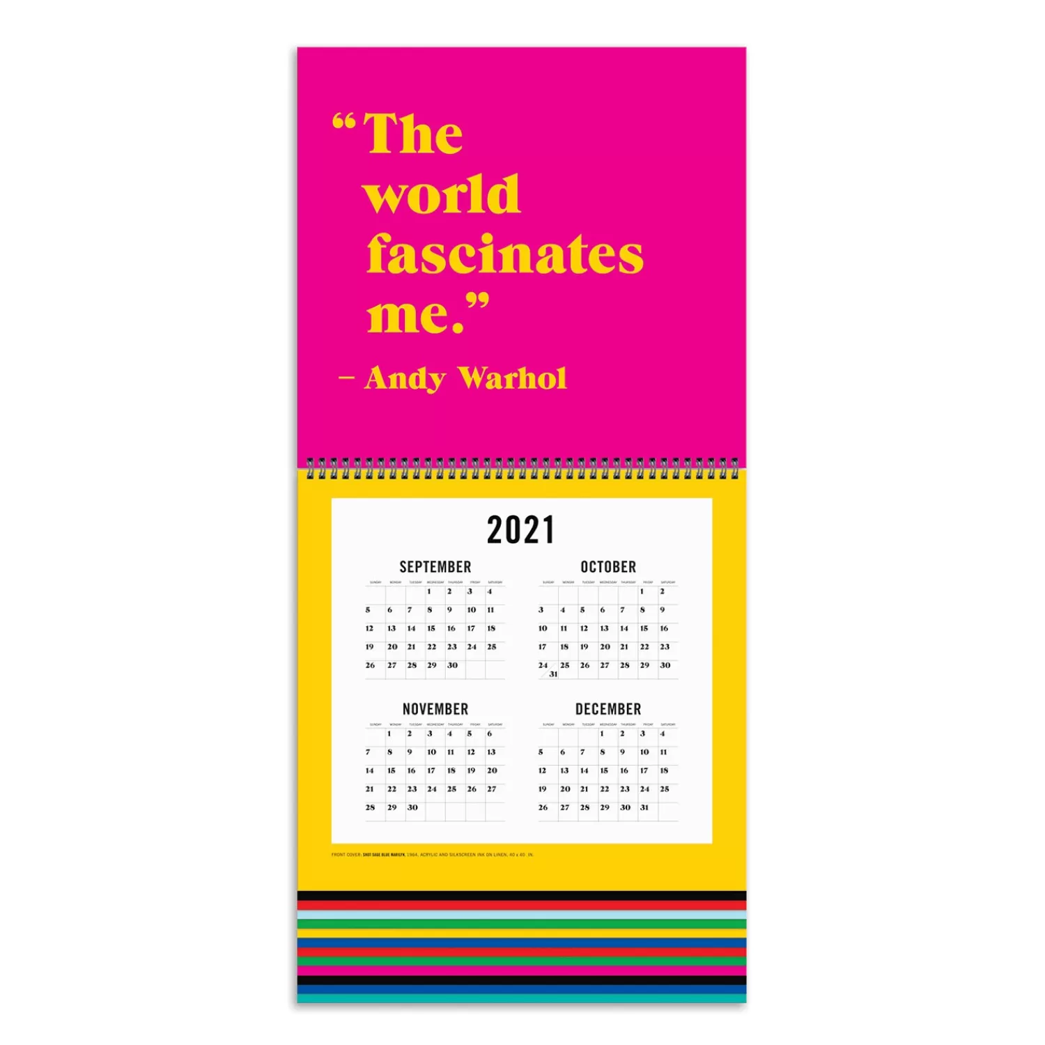 Planners & Calendars*Galison Andy Warhol 2022 Tiered Wall Calendar