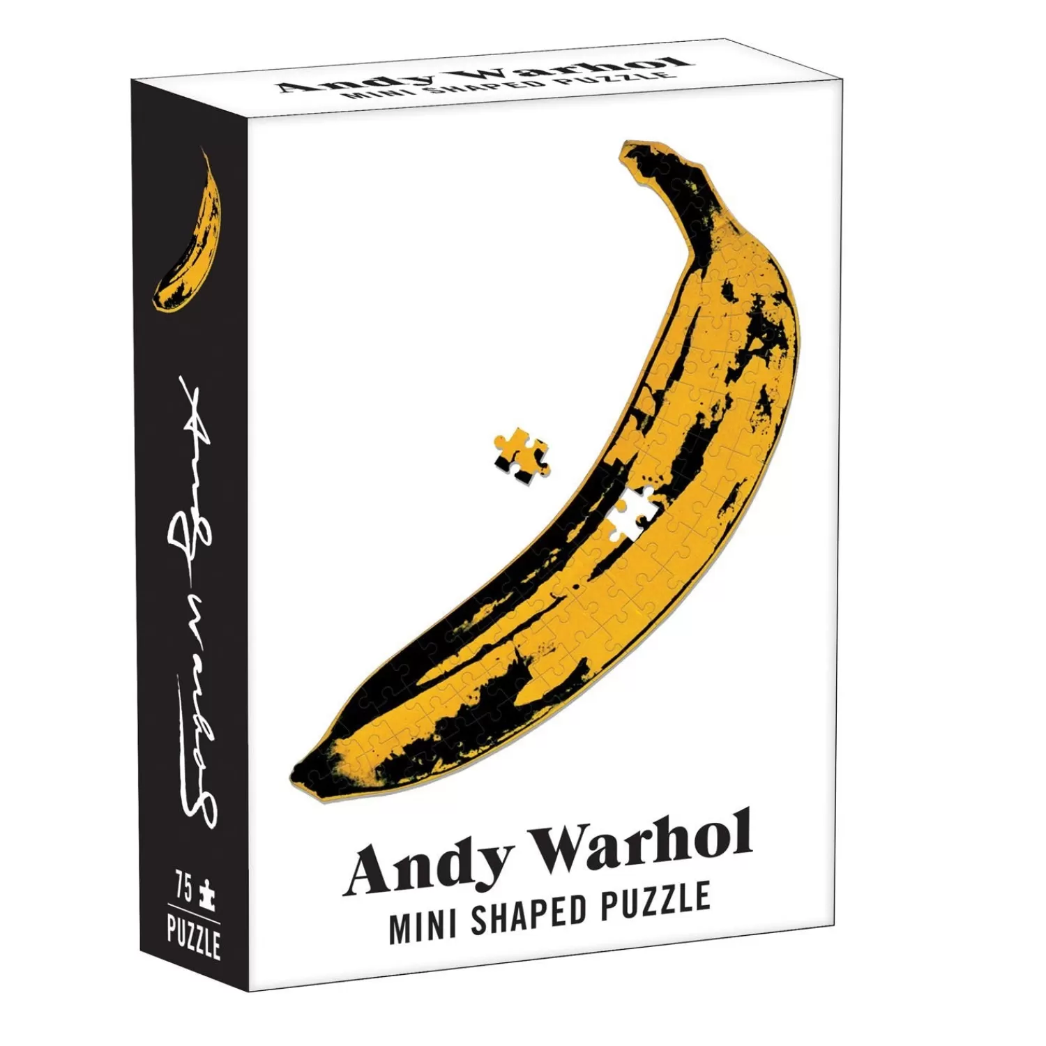 100 Piece Puzzles*Galison Andy Warhol Banana 100 Piece Mini Shaped Jigsaw Puzzle