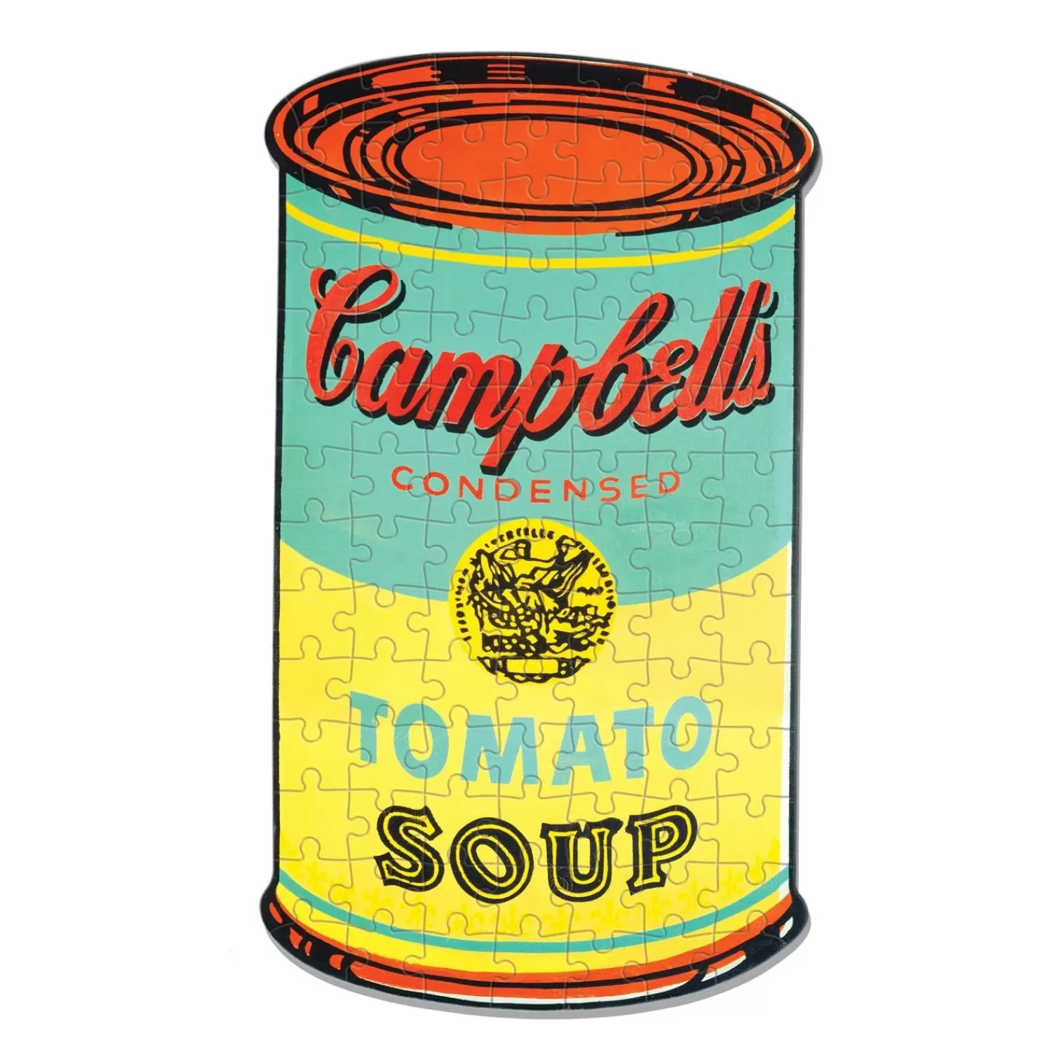100 Piece Puzzles*Galison Andy Warhol Campbell's Soup 100 Piece Mini Shaped Jigsaw Puzzle