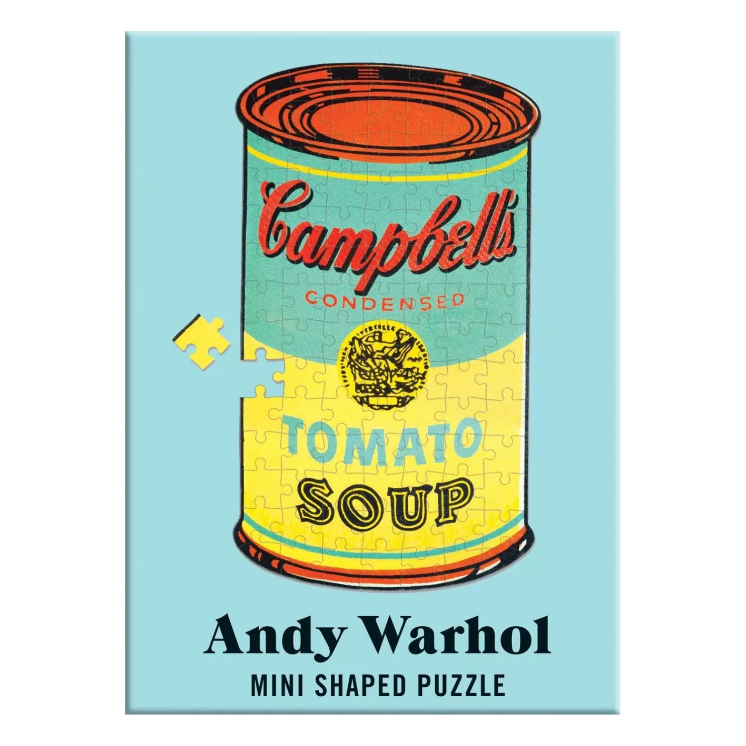 100 Piece Puzzles*Galison Andy Warhol Campbell's Soup 100 Piece Mini Shaped Jigsaw Puzzle