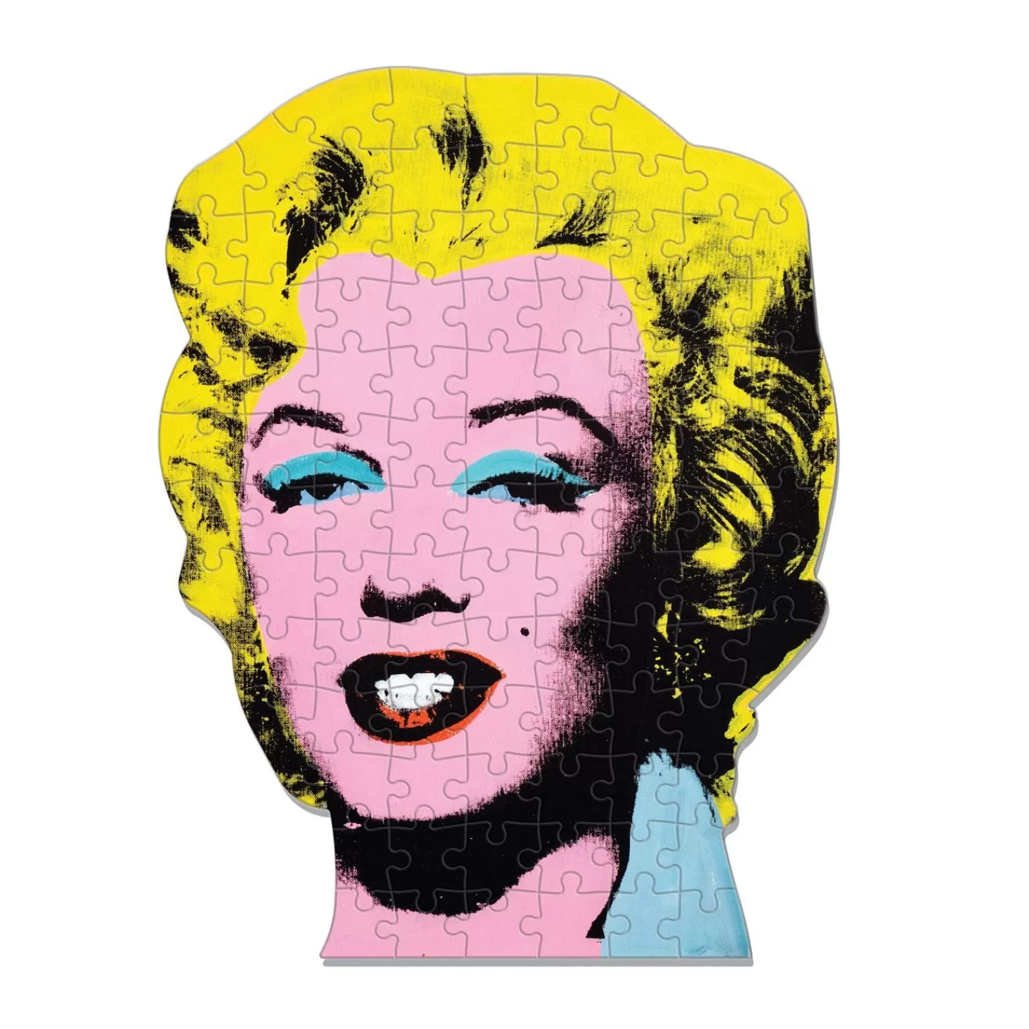 100 Piece Puzzles*Galison Andy Warhol Marilyn 100 Piece Mini Shaped Jigsaw Puzzle