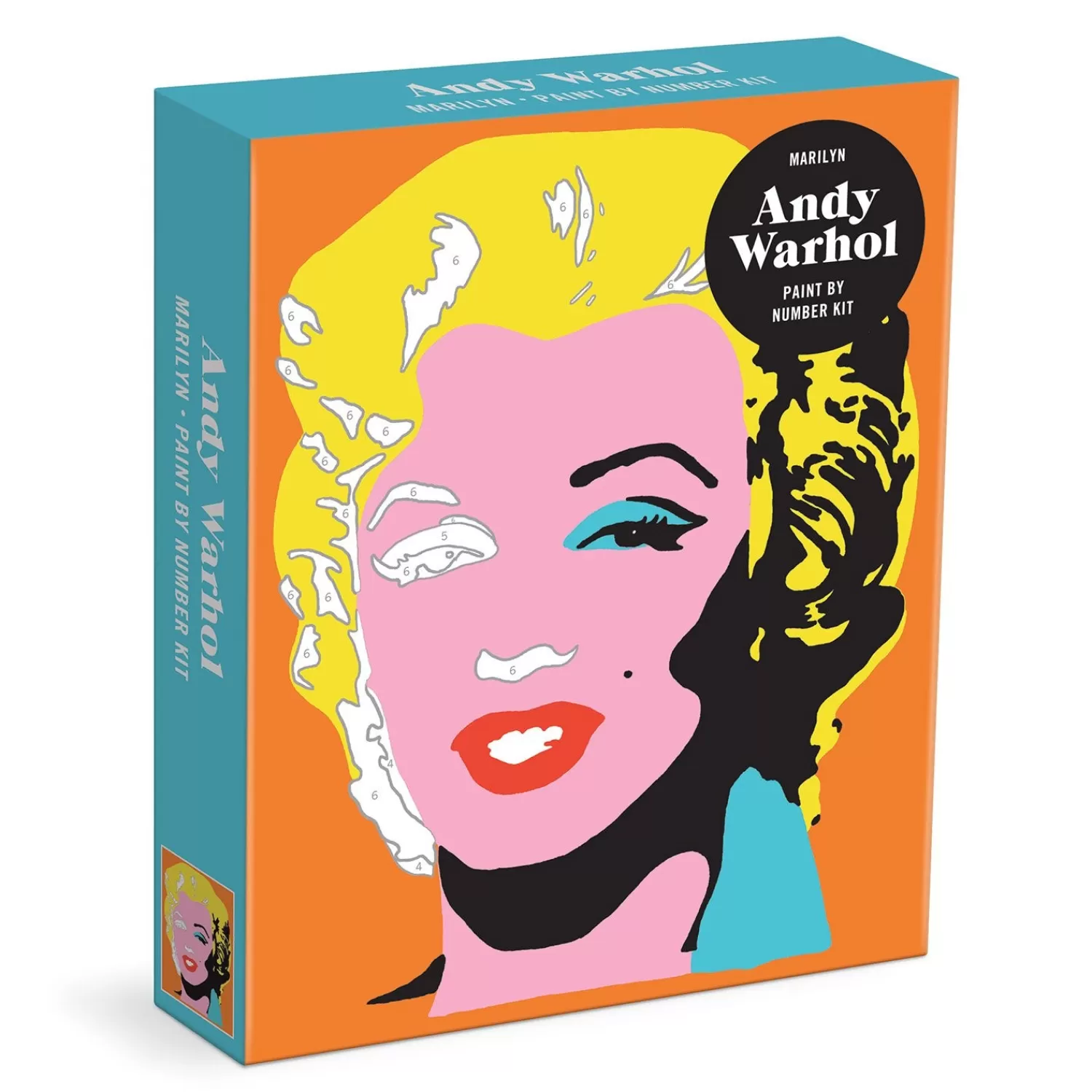 Paint By Number Kits*Galison Andy Warhol Marilyn Paint By Number Kit