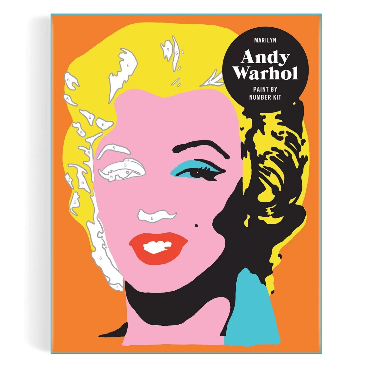 Paint By Number Kits*Galison Andy Warhol Marilyn Paint By Number Kit