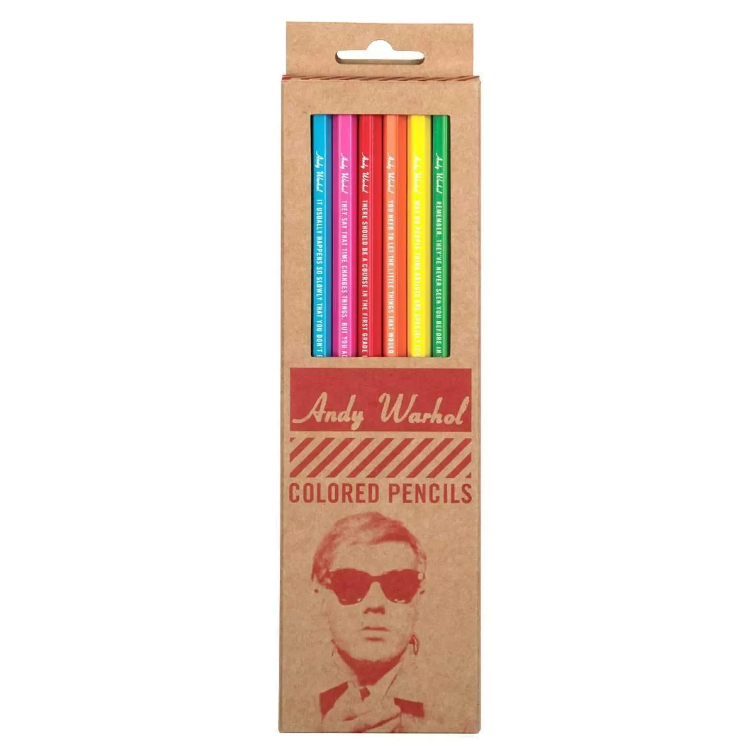 Pens & Pencils*Galison Andy Warhol Philosophy 2.0 Colored Pencils