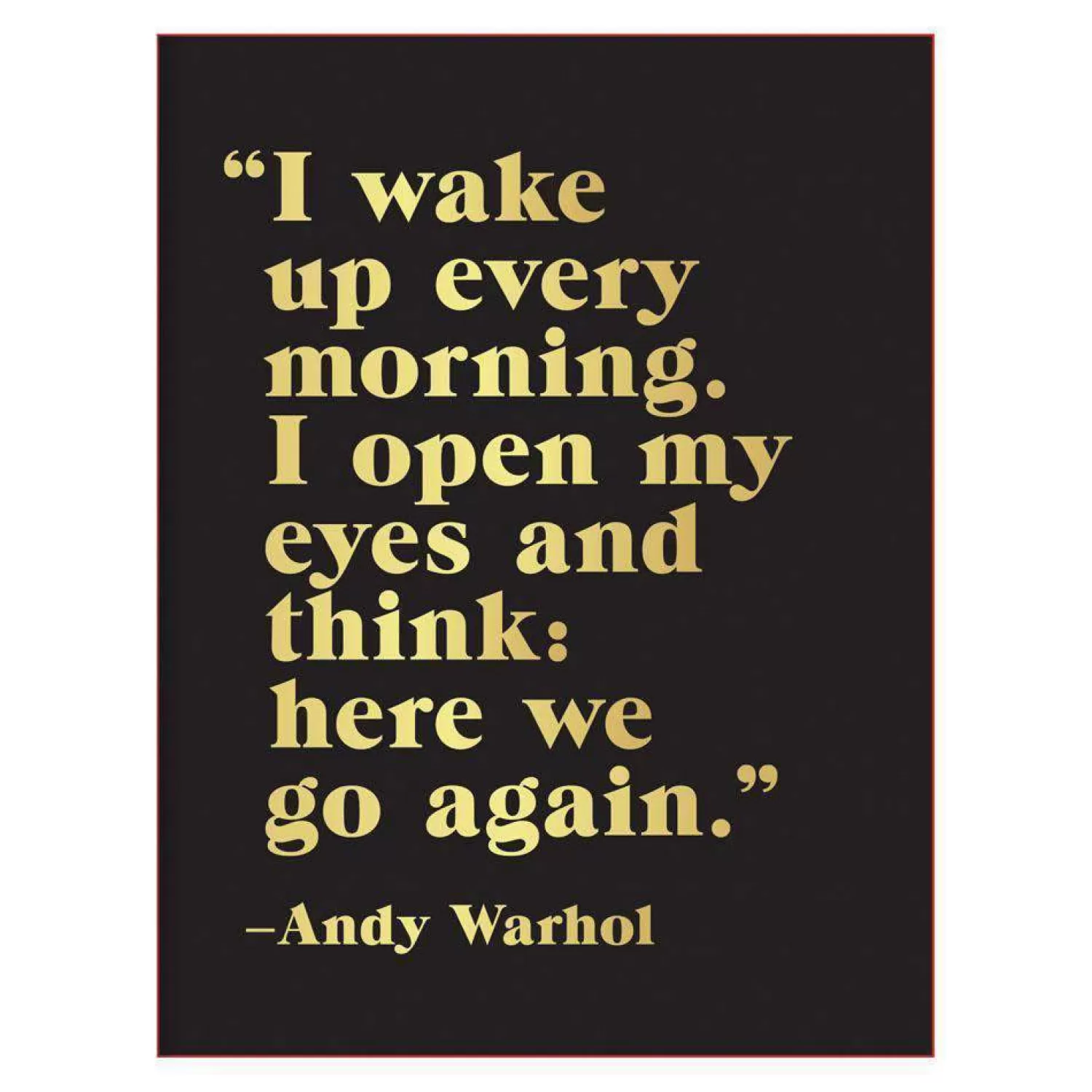Greeting & Note Cards*Galison Andy Warhol Philosophy Greeting Assortment Notecard Set
