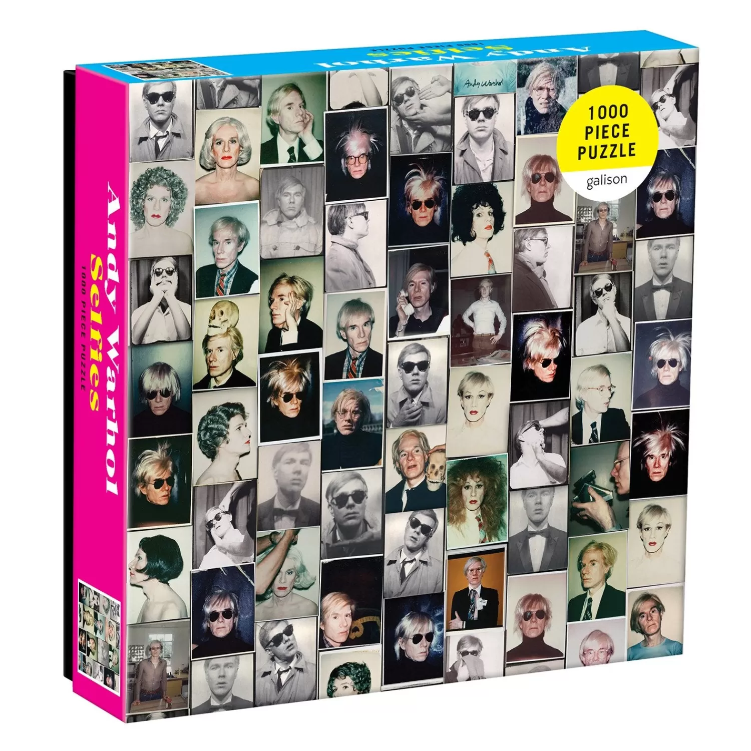 1000 Piece Puzzles*Galison Andy Warhol Selfies 1000 Piece Jigsaw Puzzle