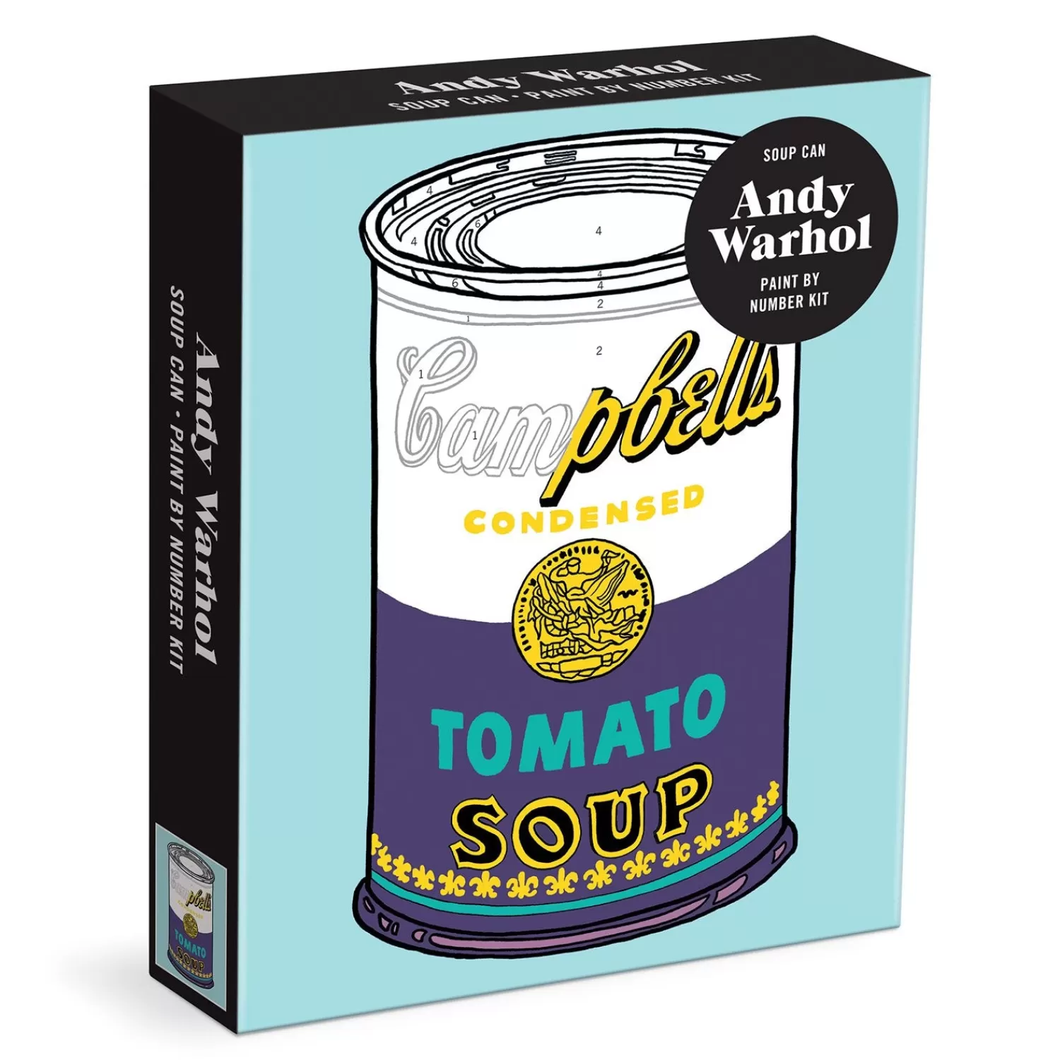 Paint By Number Kits*Galison Andy Warhol Soup Can Paint By Number Kit