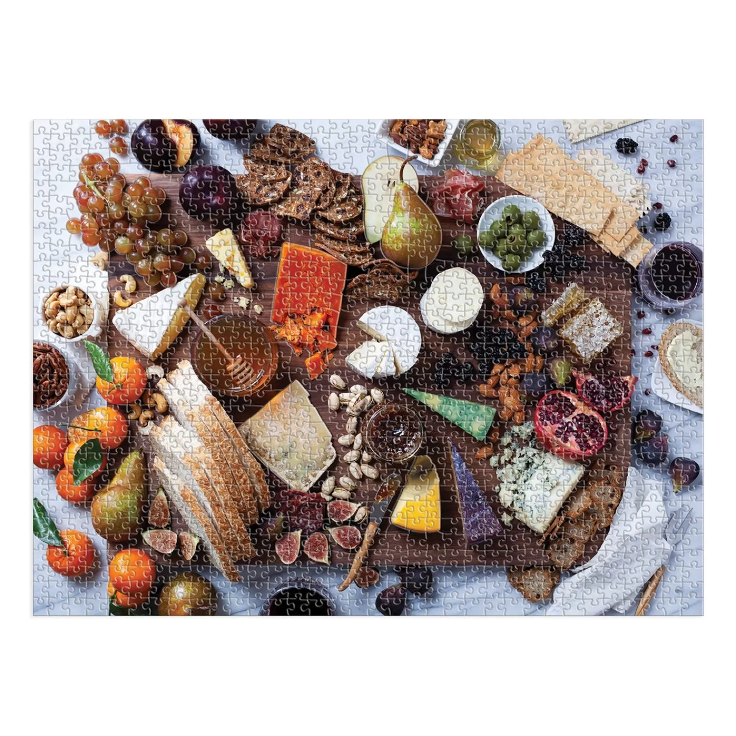 1000 Piece Puzzles*Galison Art Of The Cheeseboard 1000 Piece Multi-Puzzle Puzzle