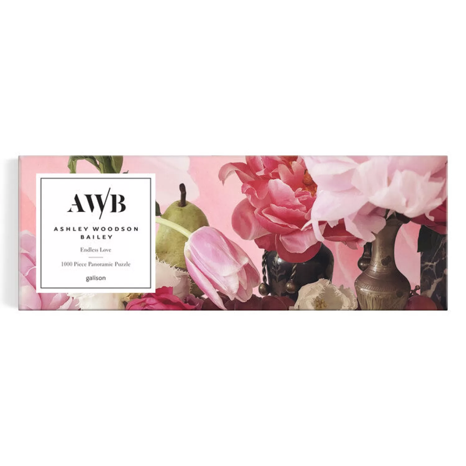 1000 Piece Puzzles*Galison Ashley Woodson Bailey Endless Love 1000 Piece Panoramic Puzzle