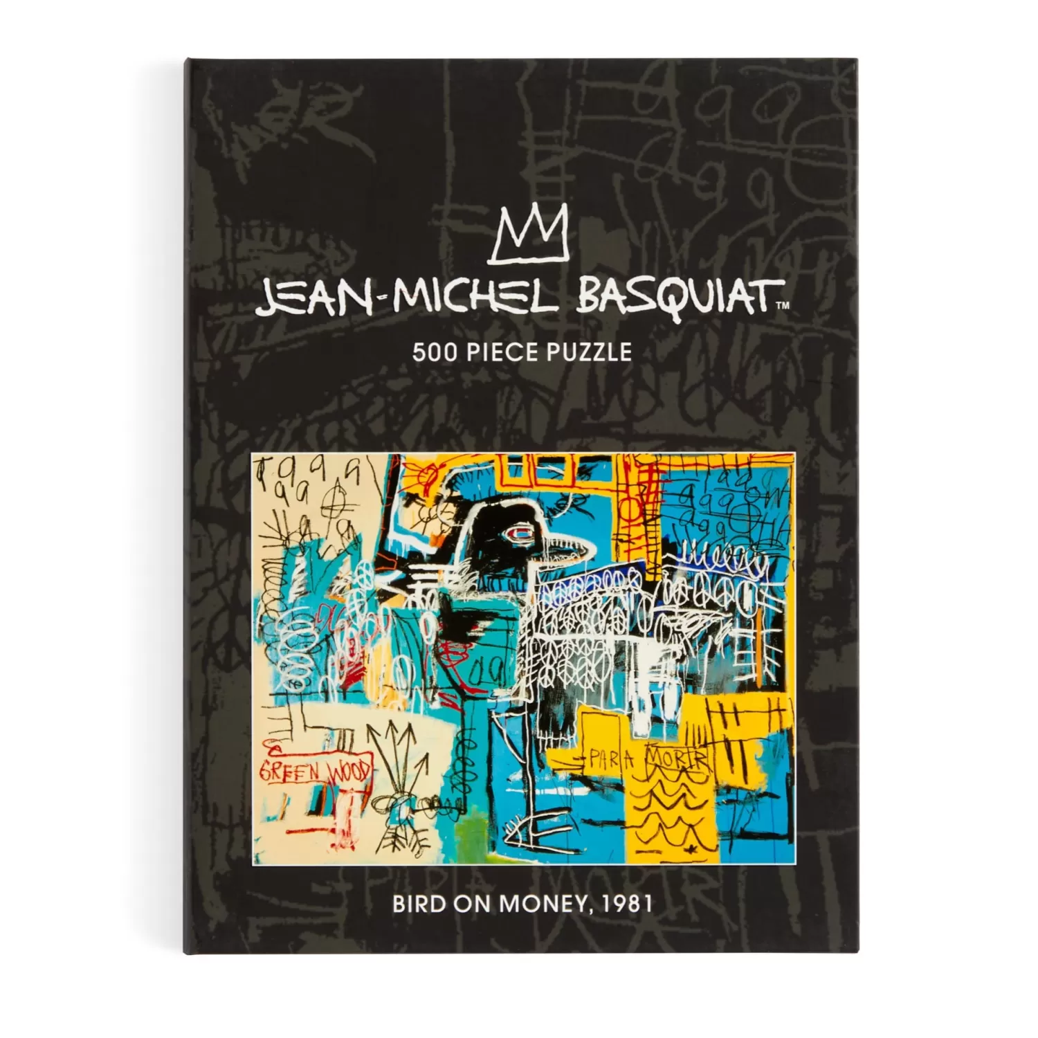 500 Piece Puzzles*Galison Basquiat Bird On Money 500 Piece Book Puzzle