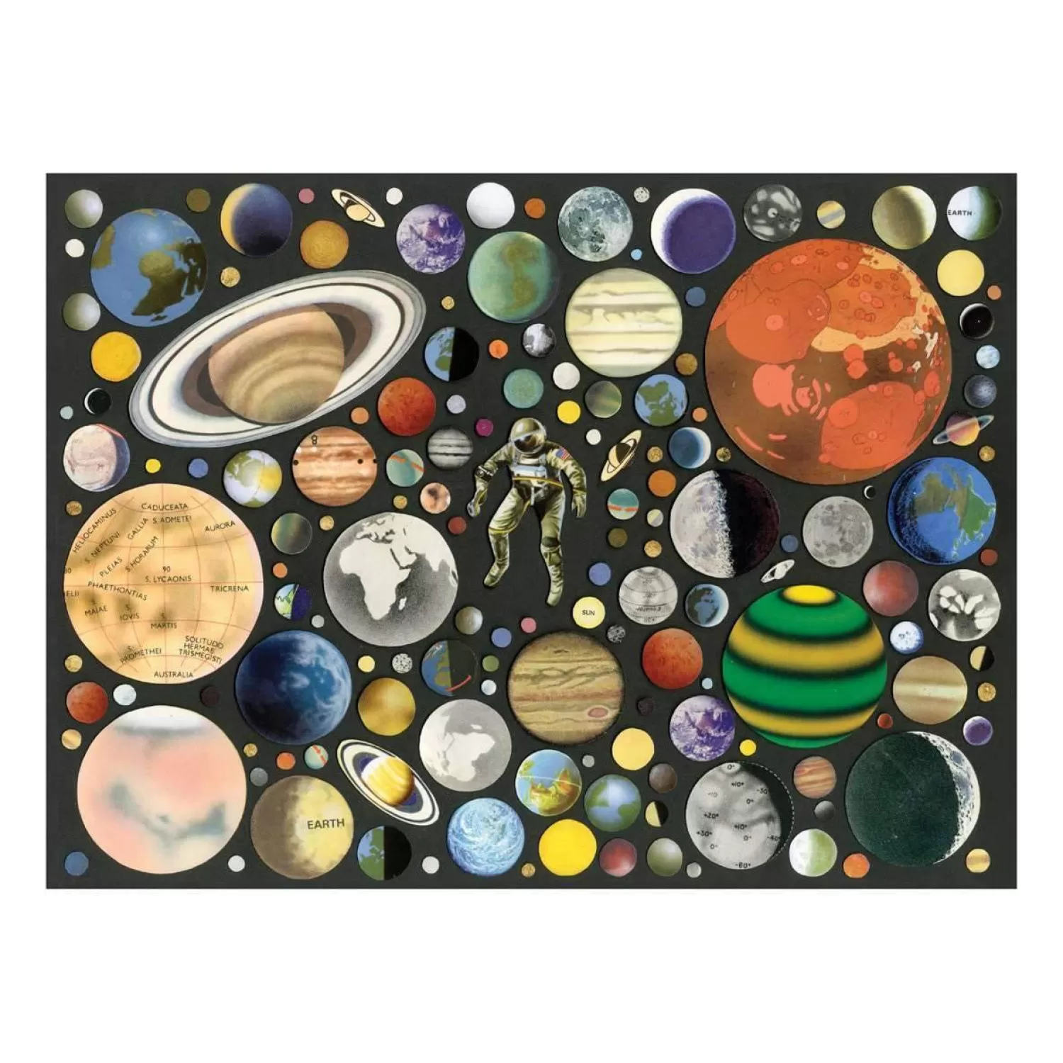1000 Piece Puzzles*Galison Ben Giles Zero Gravity 1000 Piece Jigsaw Puzzle With Shaped Pieces