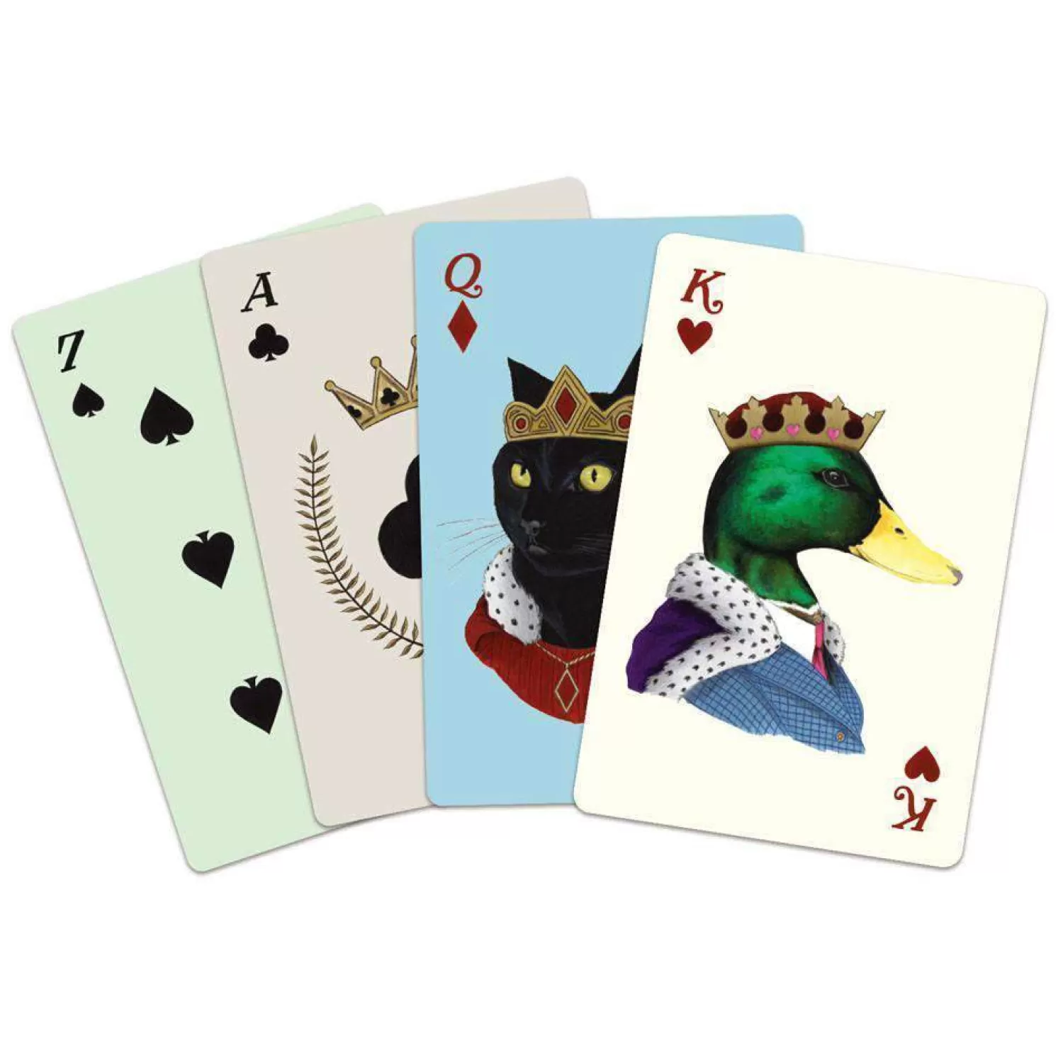 Playing Cards*Galison Berkley Bestiary Animal Portraits Playing Card Set