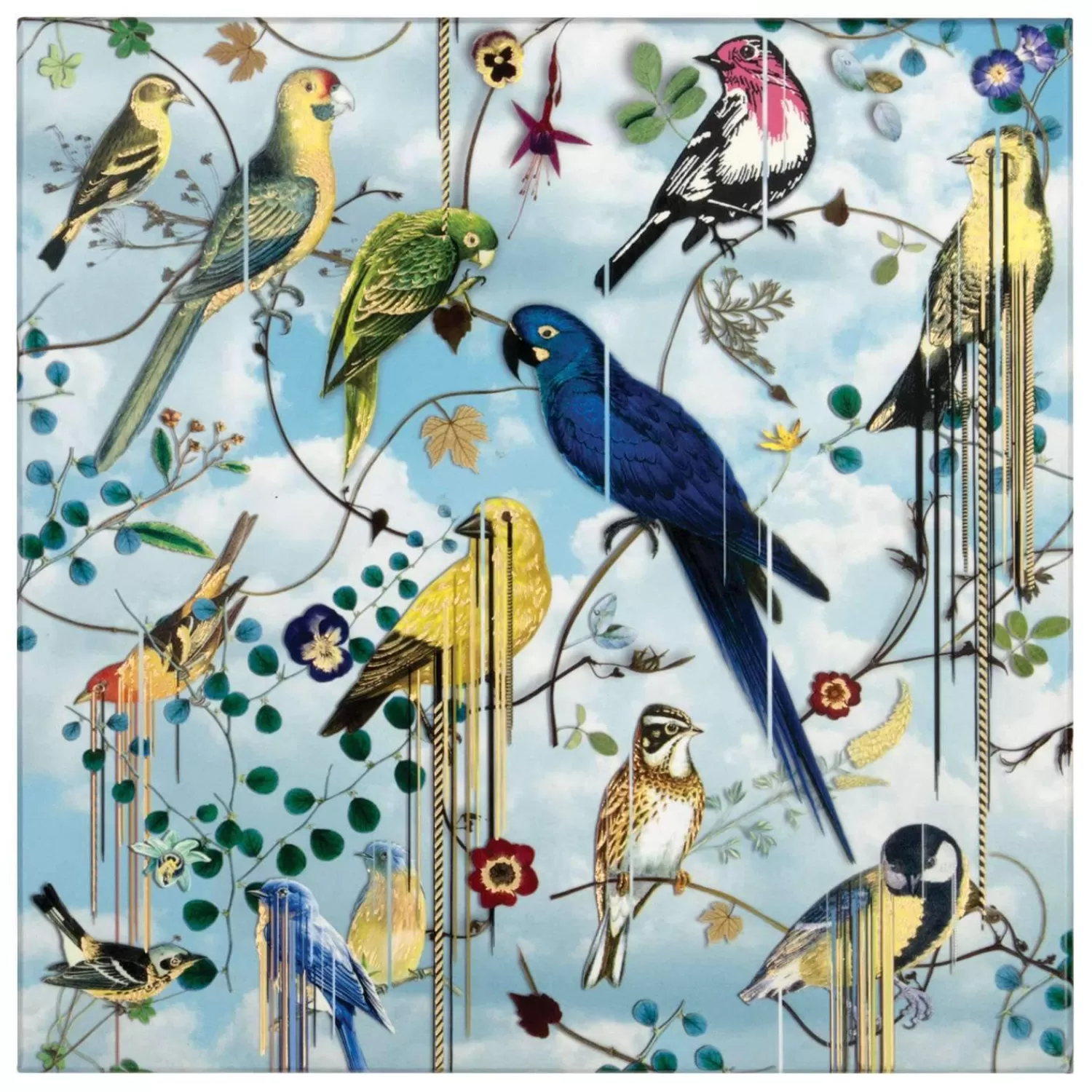 300 Piece Puzzles*Galison Birds Sinfonia Double-Sided 250 Piece Jigsaw Puzzle