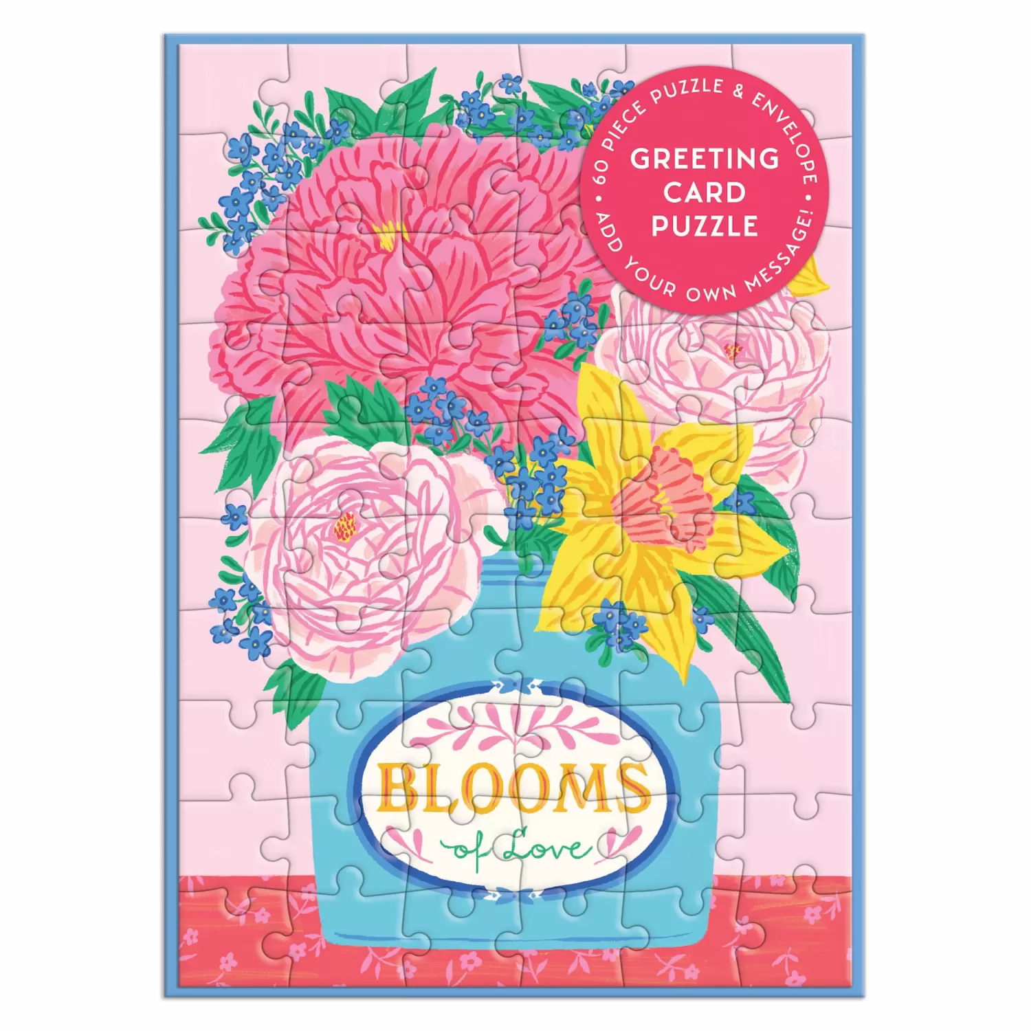 Greeting & Note Cards*Galison Blooms Of Love Greeting Card Puzzle