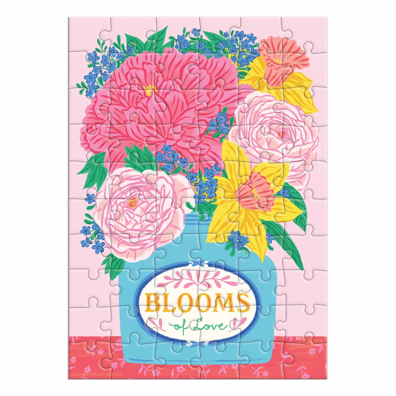 Greeting & Note Cards*Galison Blooms Of Love Greeting Card Puzzle