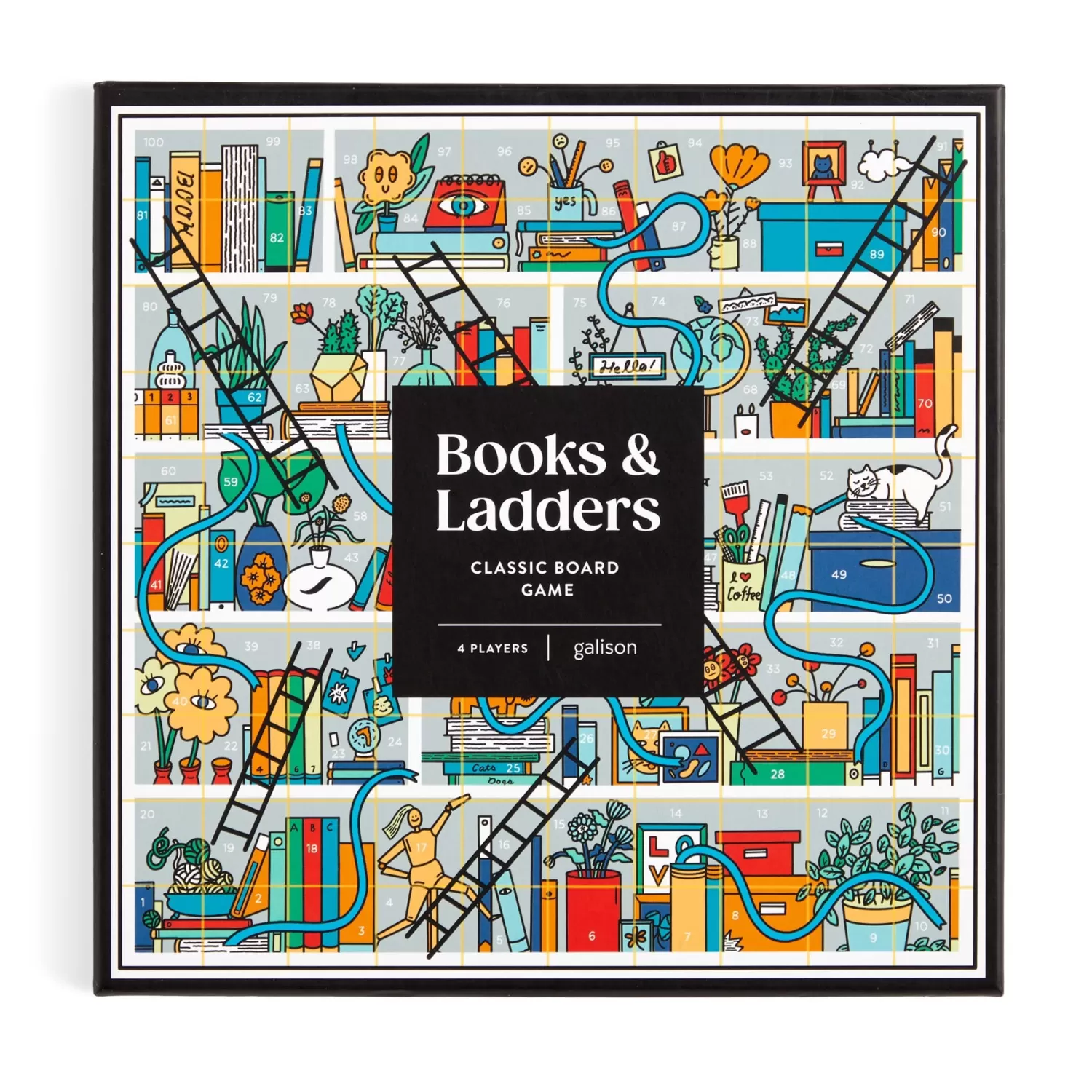 Board Games*Galison Books And Ladders Classic Board Game