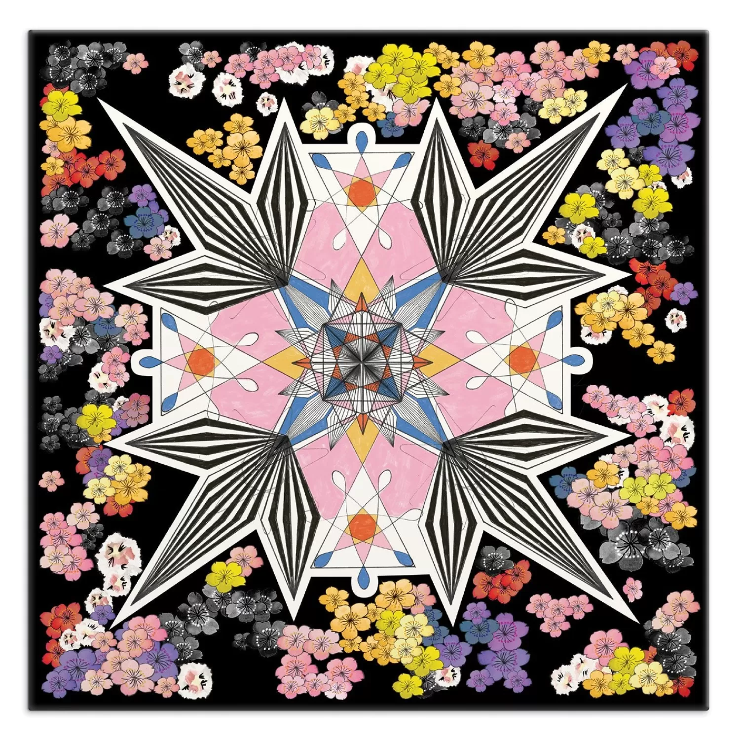 500 Piece Puzzles*Galison Christian Lacroix Flowers Galaxy Double-Sided 500 Piece Jigsaw Puzzle