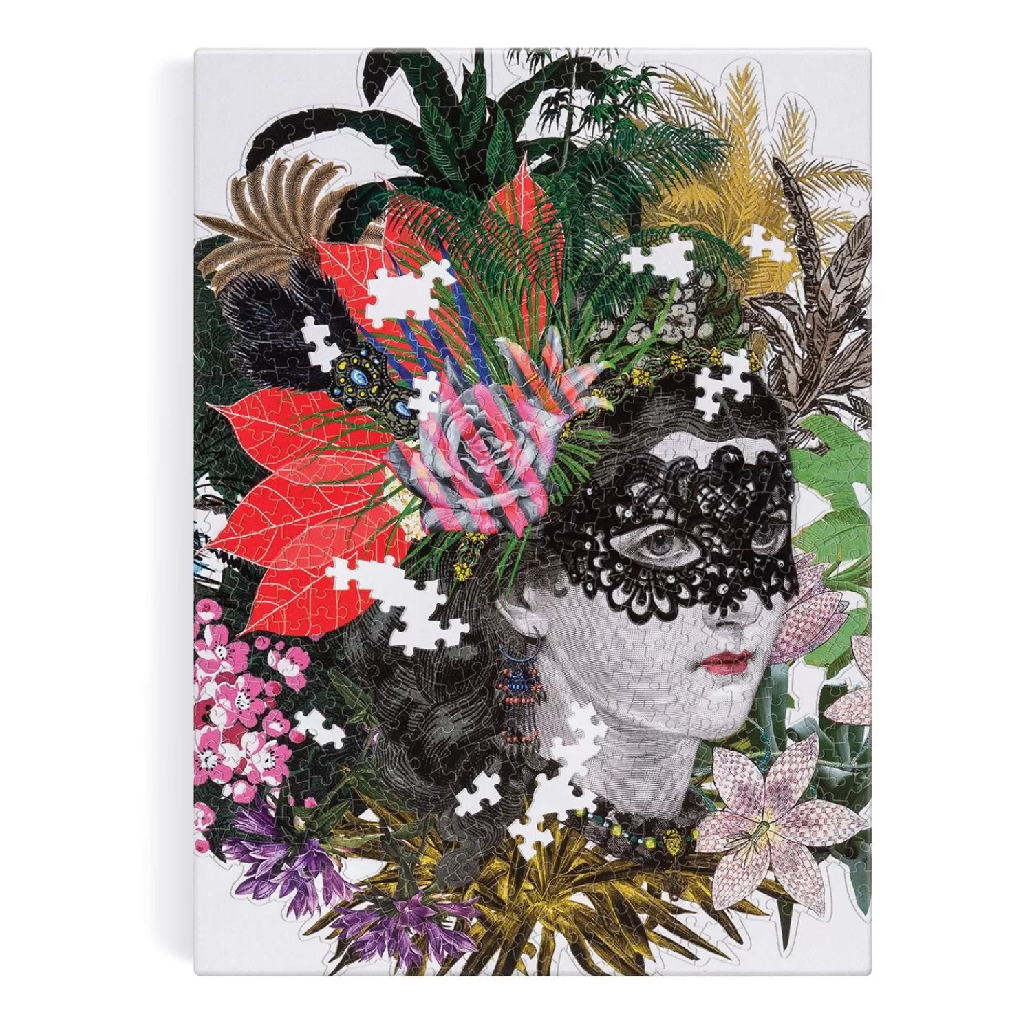 750 Piece Puzzles*Galison Christian Lacroix Heritage Collection Mam'Zelle Scarlett 750 Piece Shaped Puzzle