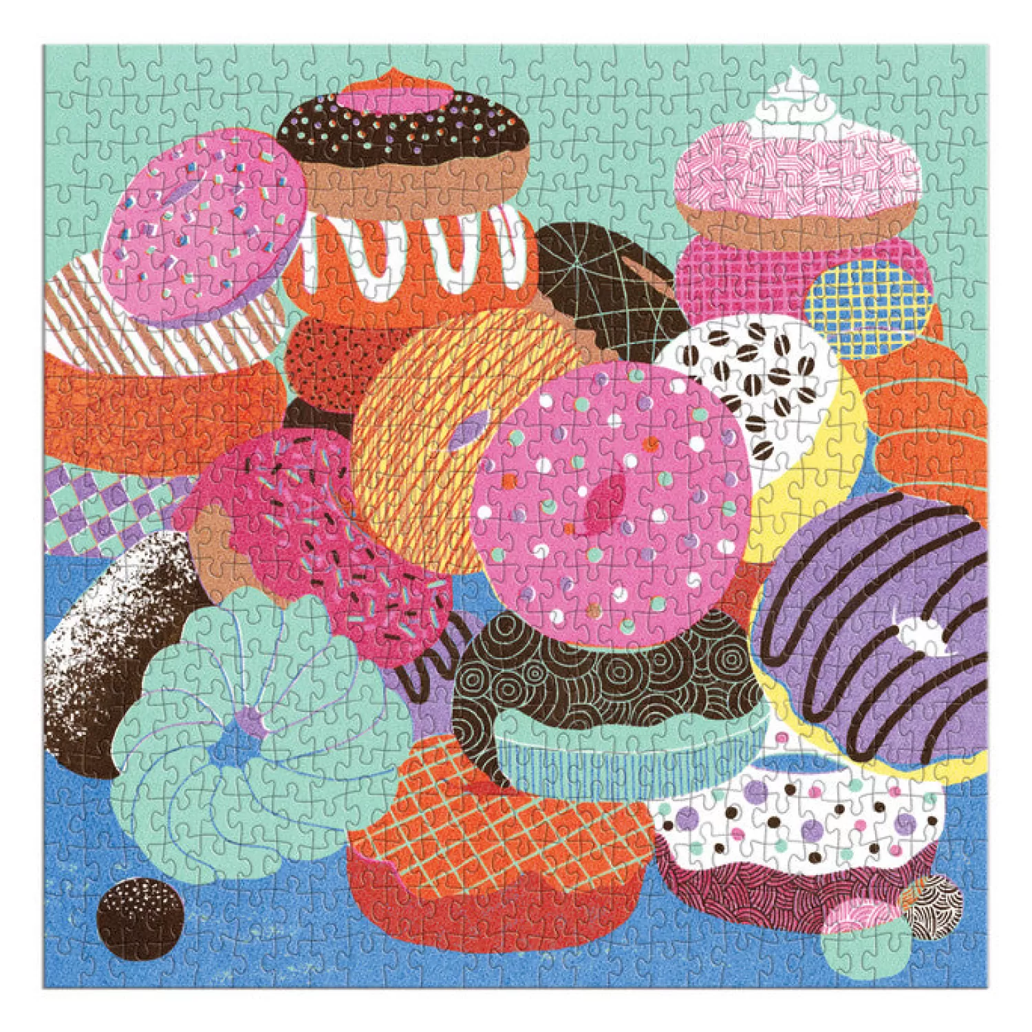 500 Piece Puzzles*Galison Donut Club 500 Piece Puzzle