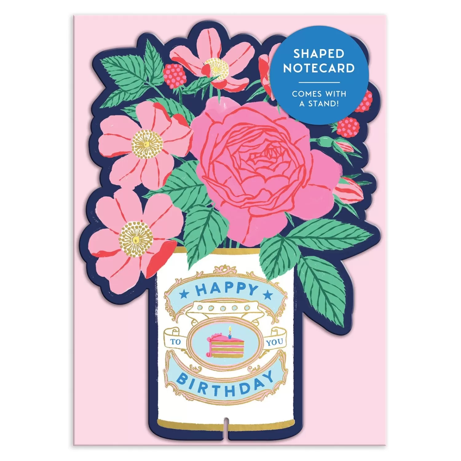 Greeting & Note Cards*Galison Ever Upward Birthday Shaped Notecard W/Stand