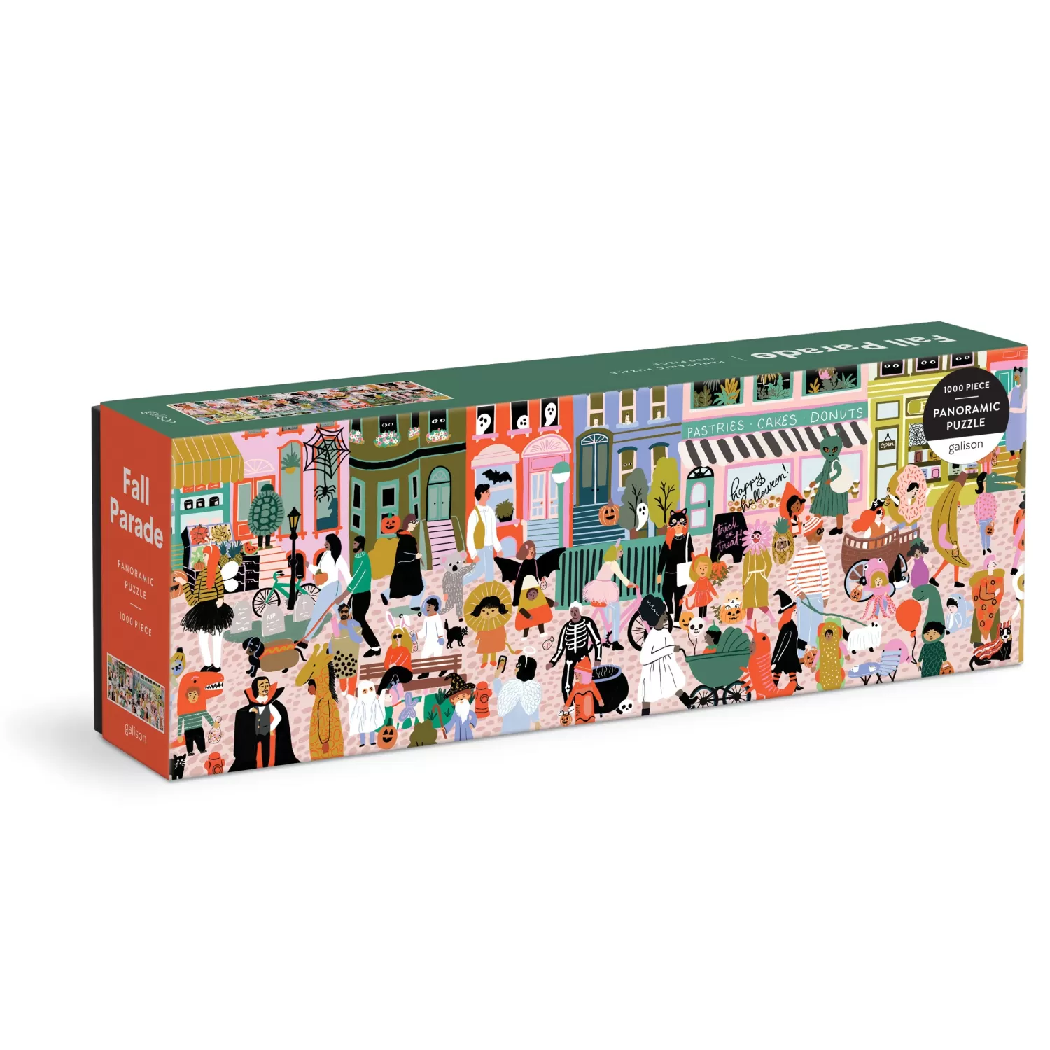 1000 Piece Puzzles*Galison Fall Halloween Parade 1000 Piece Panoramic Puzzle