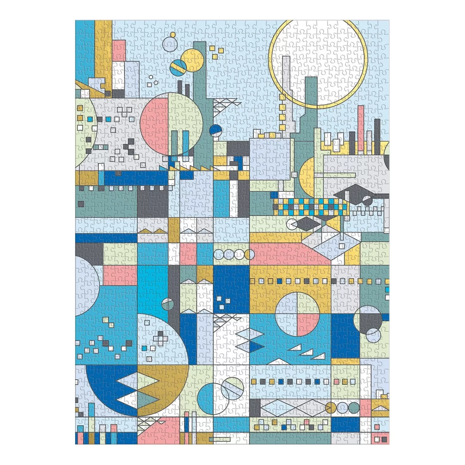 1000 Piece Puzzles*Galison Frank Lloyd Wright City By The Sea 1000 Piece Foil Puzzle