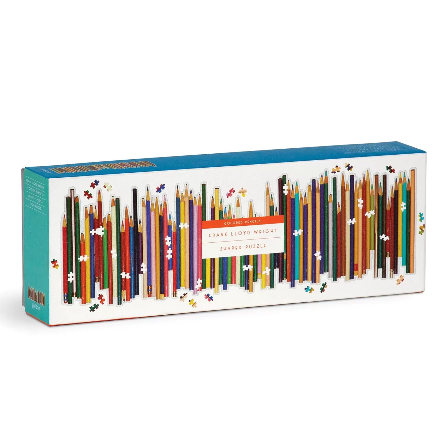 Pens & Pencils*Galison Frank Lloyd Wright Colored Pencils Shaped 1000 Piece Panoramic Jigsaw Puzzle