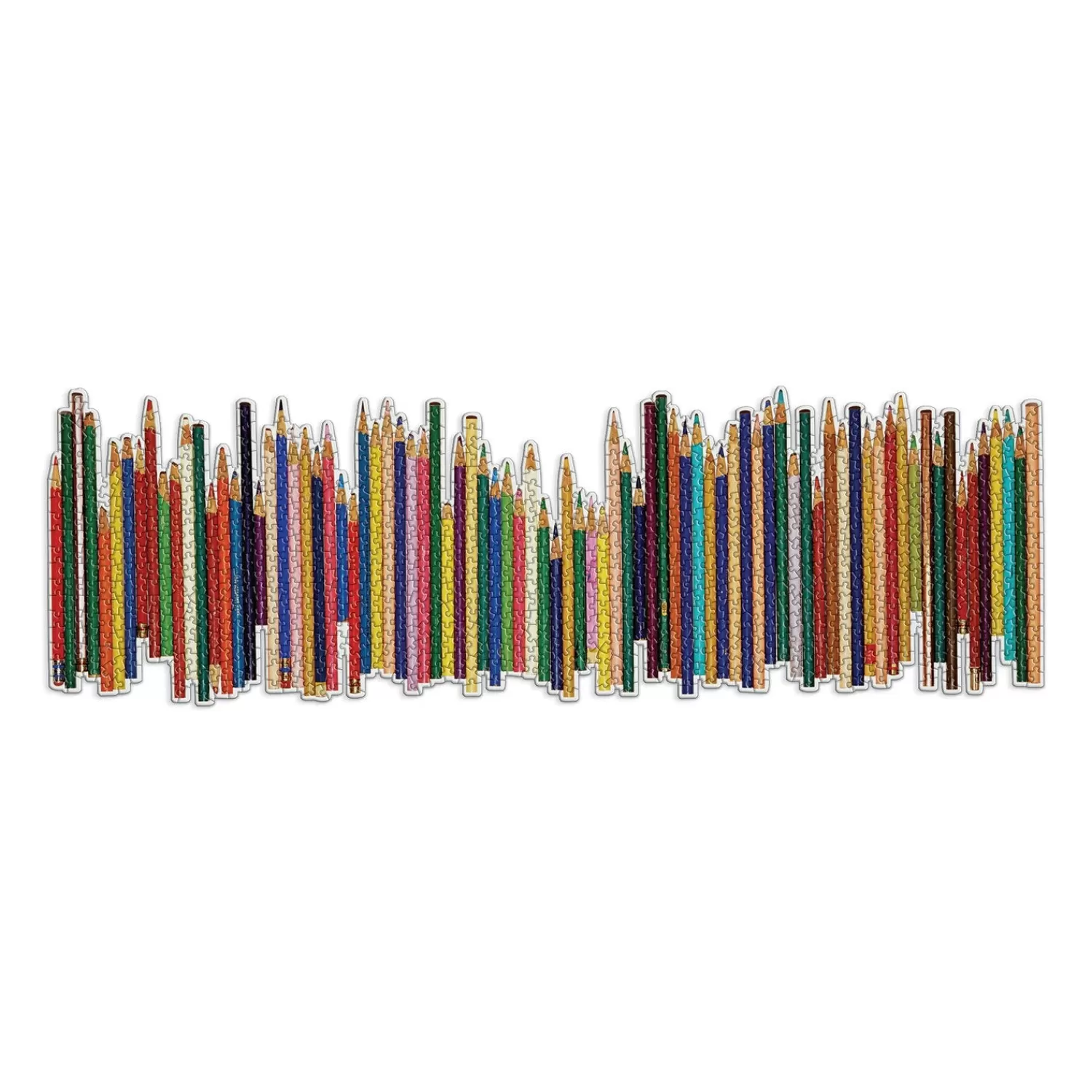 Pens & Pencils*Galison Frank Lloyd Wright Colored Pencils Shaped 1000 Piece Panoramic Jigsaw Puzzle