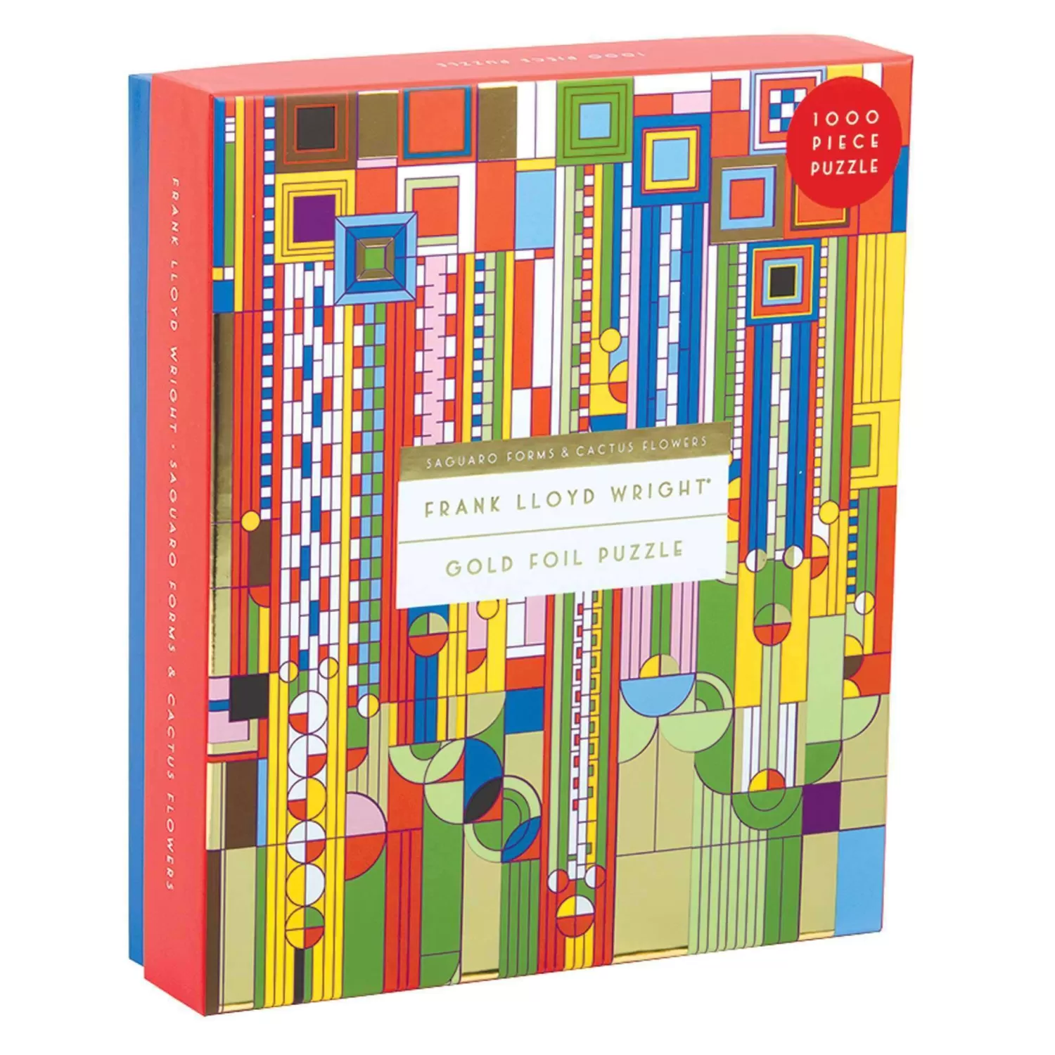 1000 Piece Puzzles*Galison Frank Lloyd Wright Saguaro Cactus And Forms Foil Stamped 1000 Piece Jigsaw Puzzle