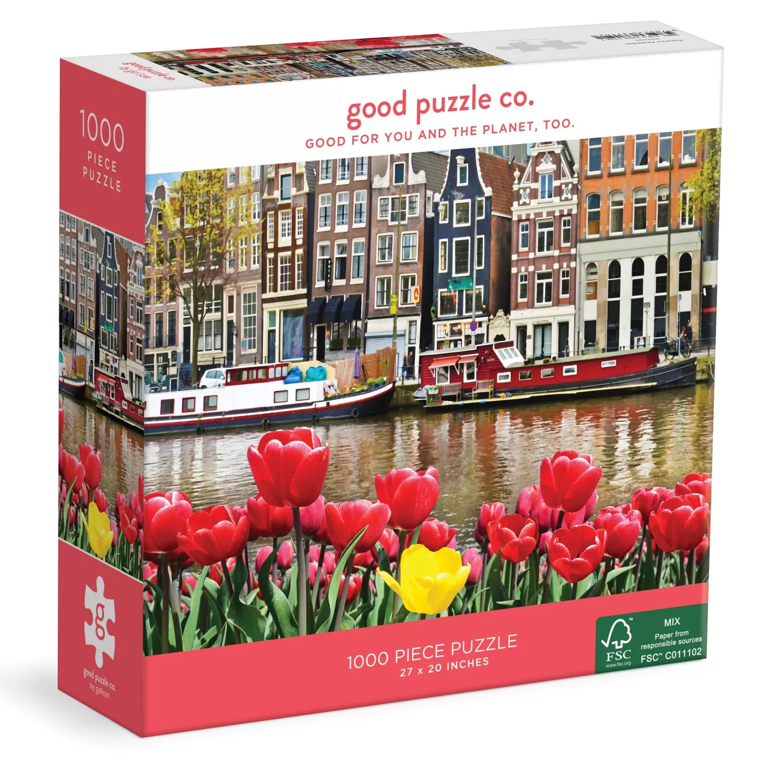 1000 Piece Puzzles*Galison Good Puzzle Co. Flowers In Amsterdam 1000Pc Puzzle