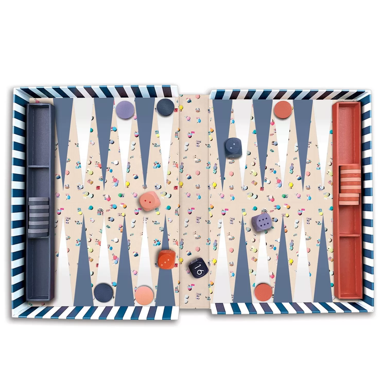 Backgammon*Galison Gray Malin The Beach Backgammon