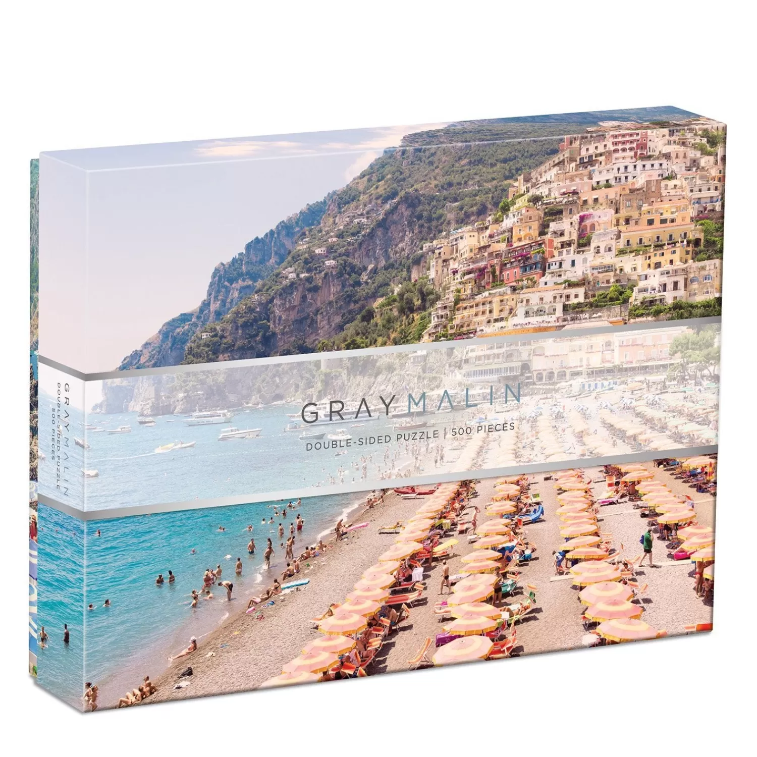 500 Piece Puzzles*Galison Gray Malin The Italy Double-Sided 500 Piece Jigsaw Puzzle