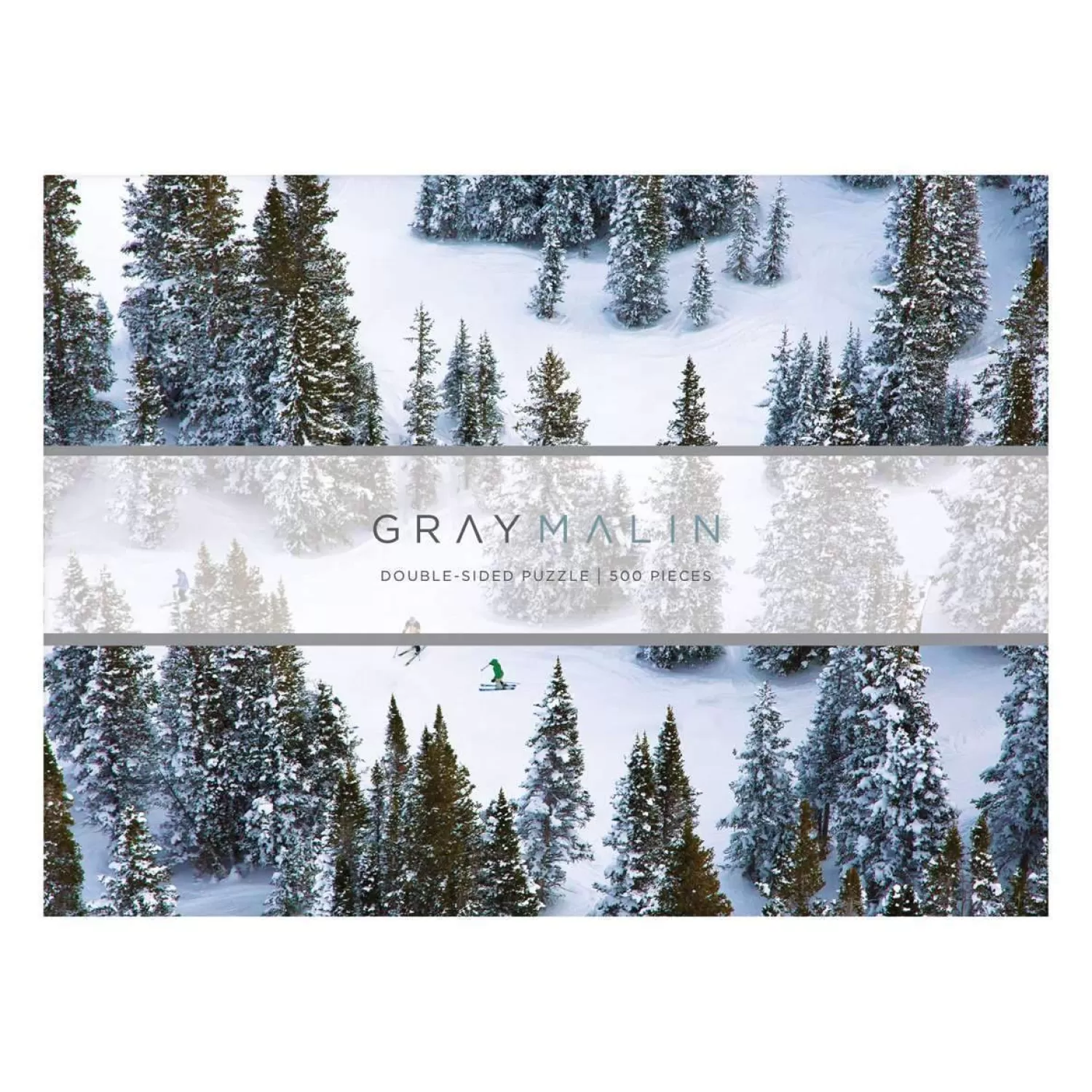 500 Piece Puzzles*Galison Gray Malin The Snow Double-Sided 500 Piece Jigsaw Puzzle