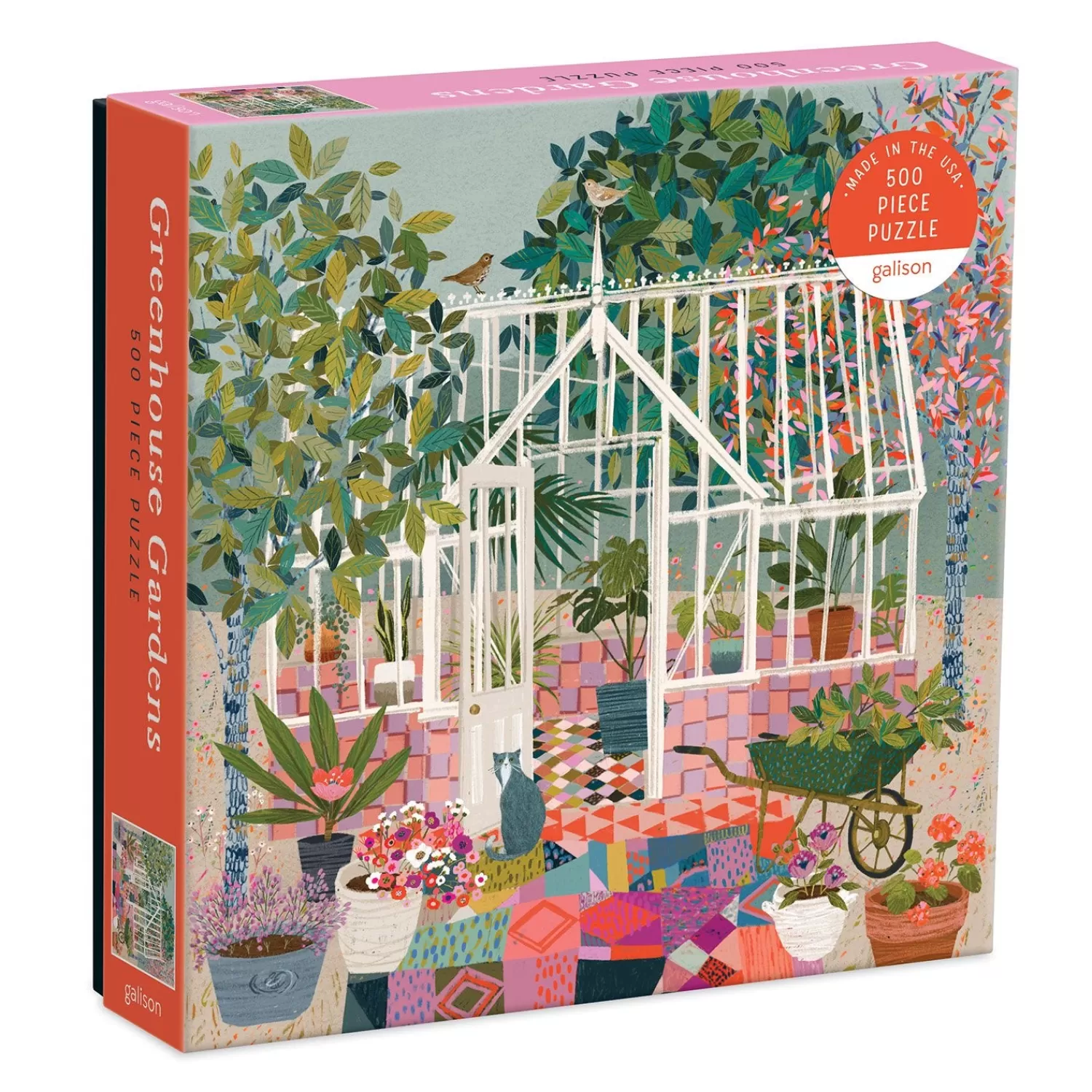 500 Piece Puzzles*Galison Greenhouse Gardens 500 Piece Jigsaw Puzzle