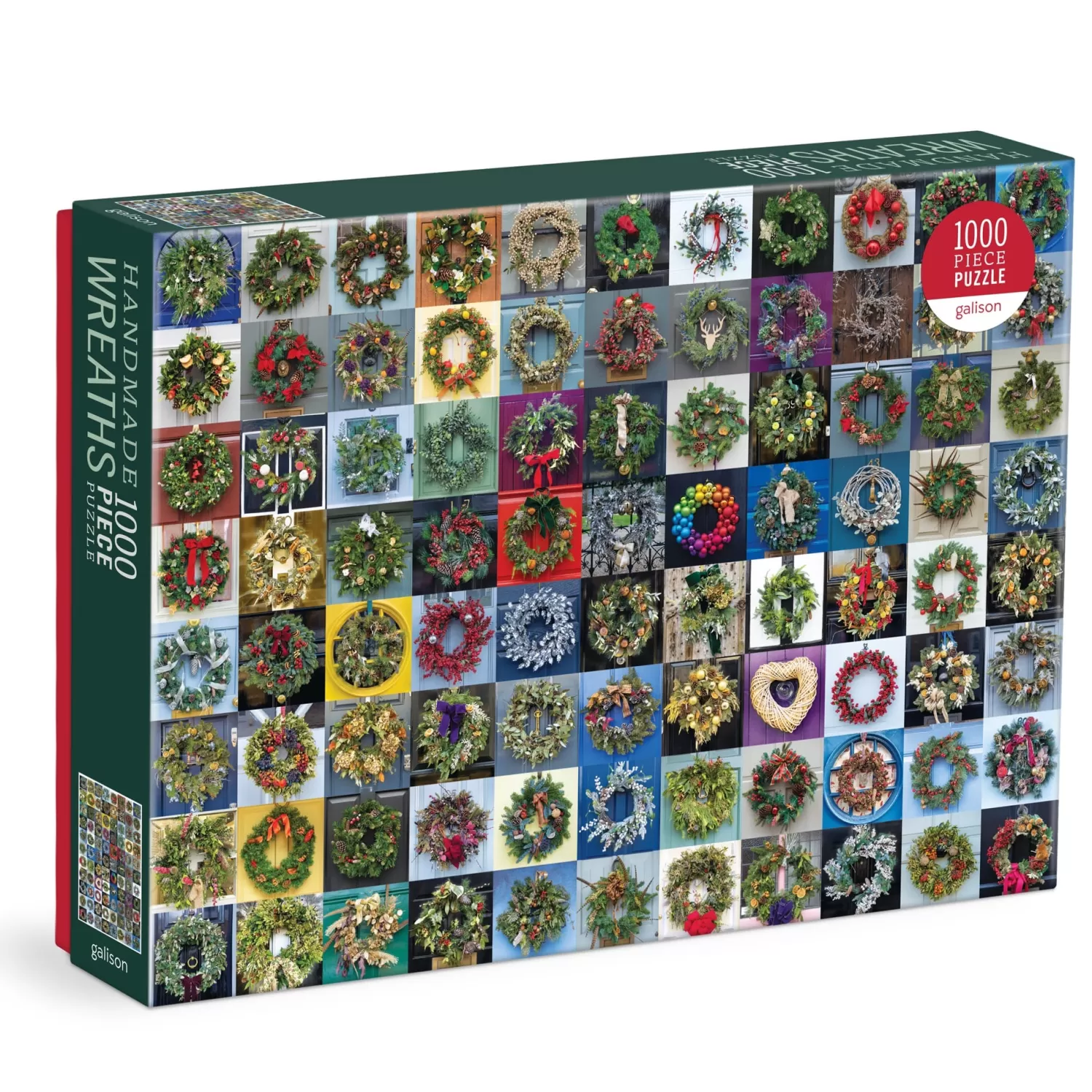 1000 Piece Puzzles*Galison Handmade Wreaths 1000 Piece Puzzle