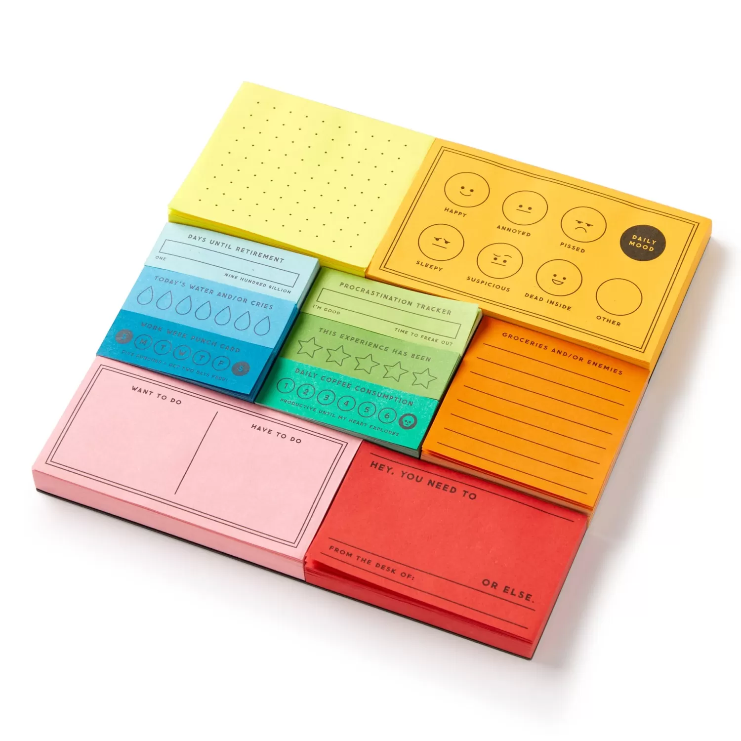 Memo Pads*Galison I'Ve Got A Few Notes Tear-Off Notepad Set