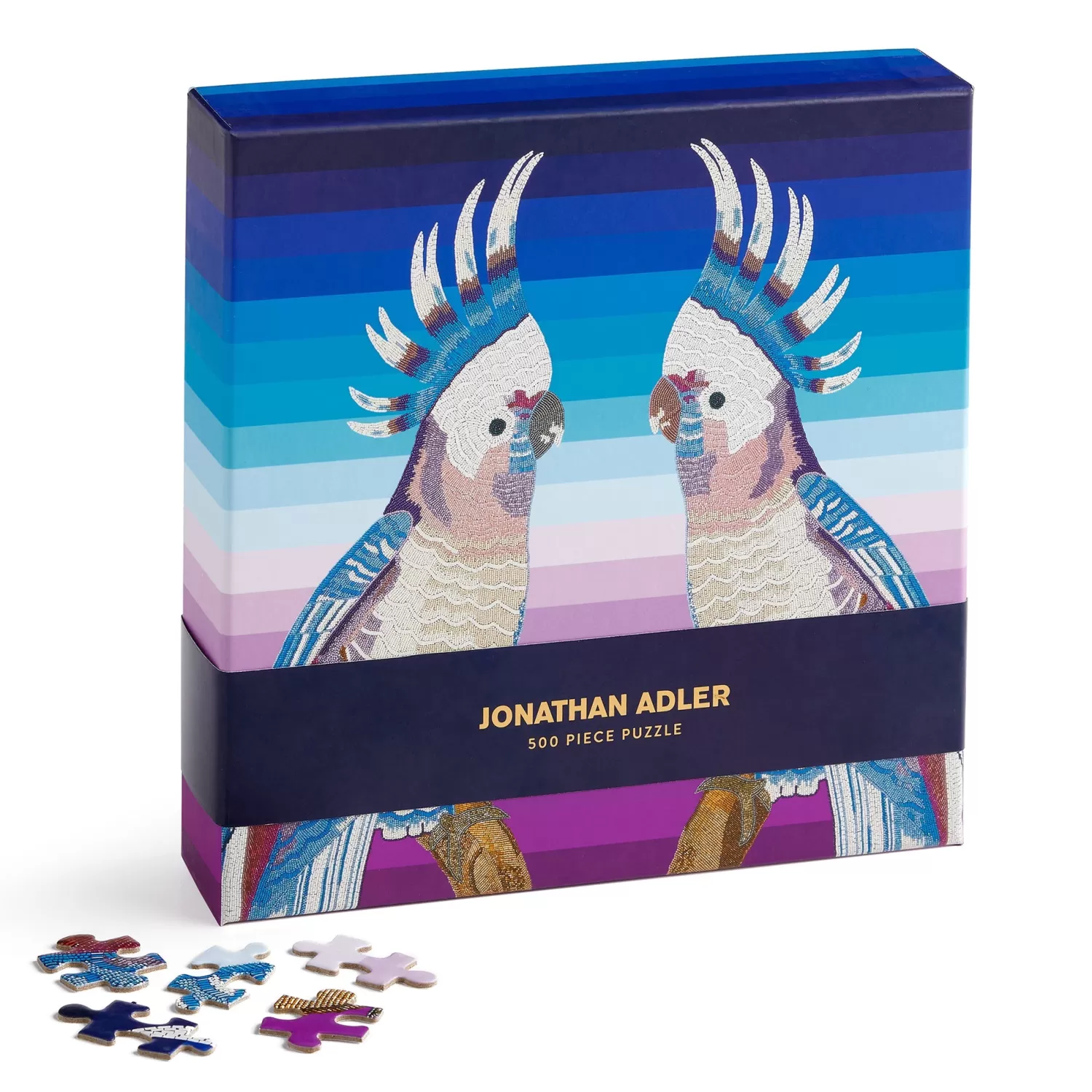 500 Piece Puzzles*Galison Jonathan Adler Parrots 500 Piece Puzzle