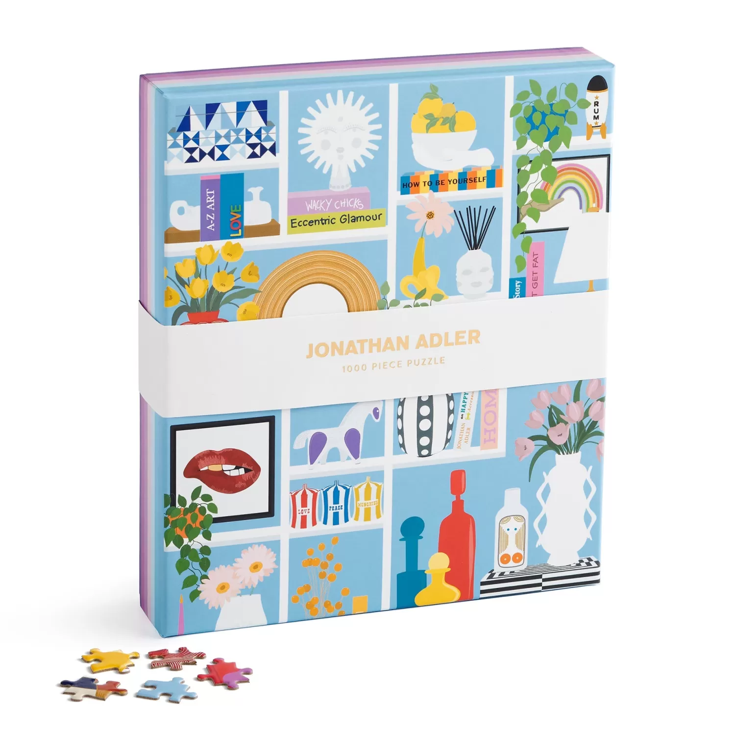 1000 Piece Puzzles*Galison Jonathan Adler Shelfie 1000 Piece Puzzle