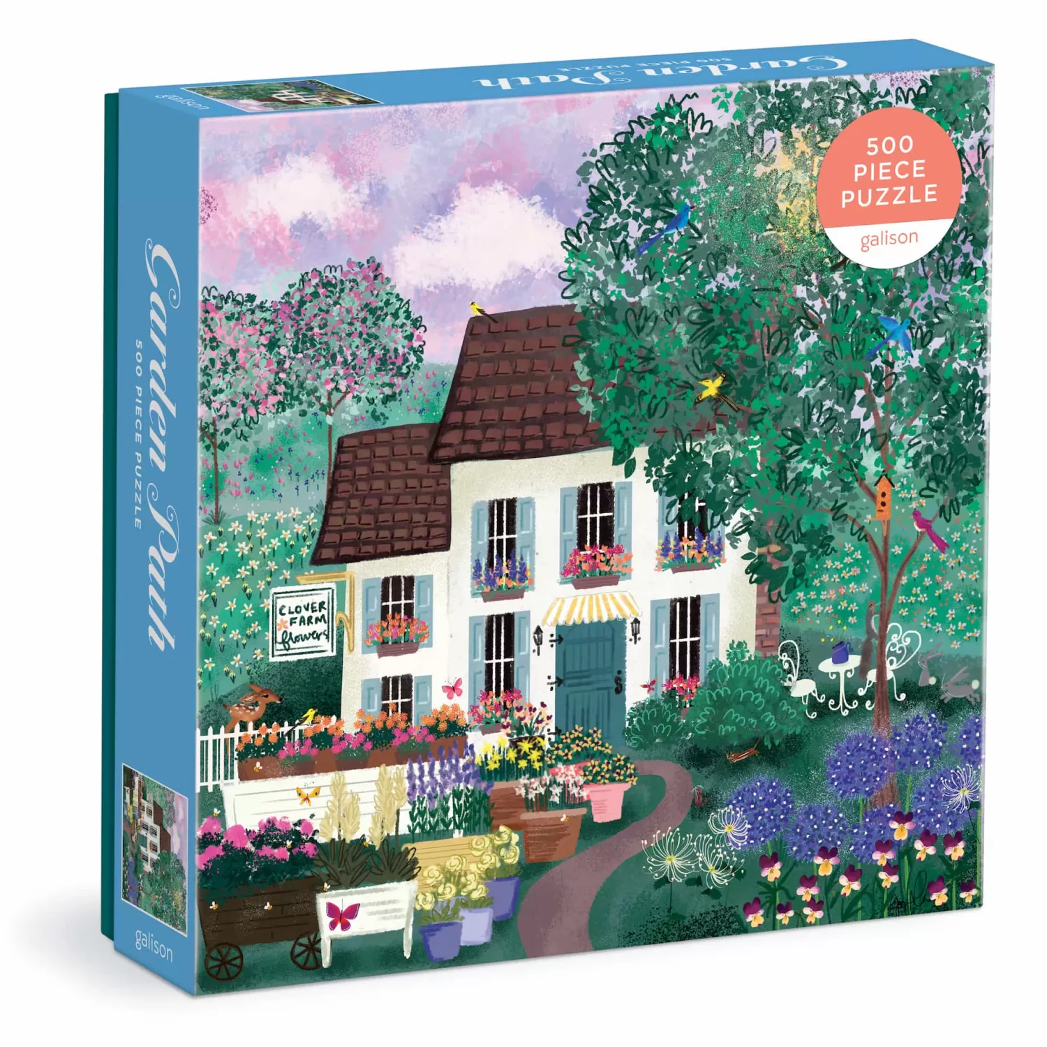 500 Piece Puzzles*Galison Joy Laforme Garden Path 500 Piece Puzzle