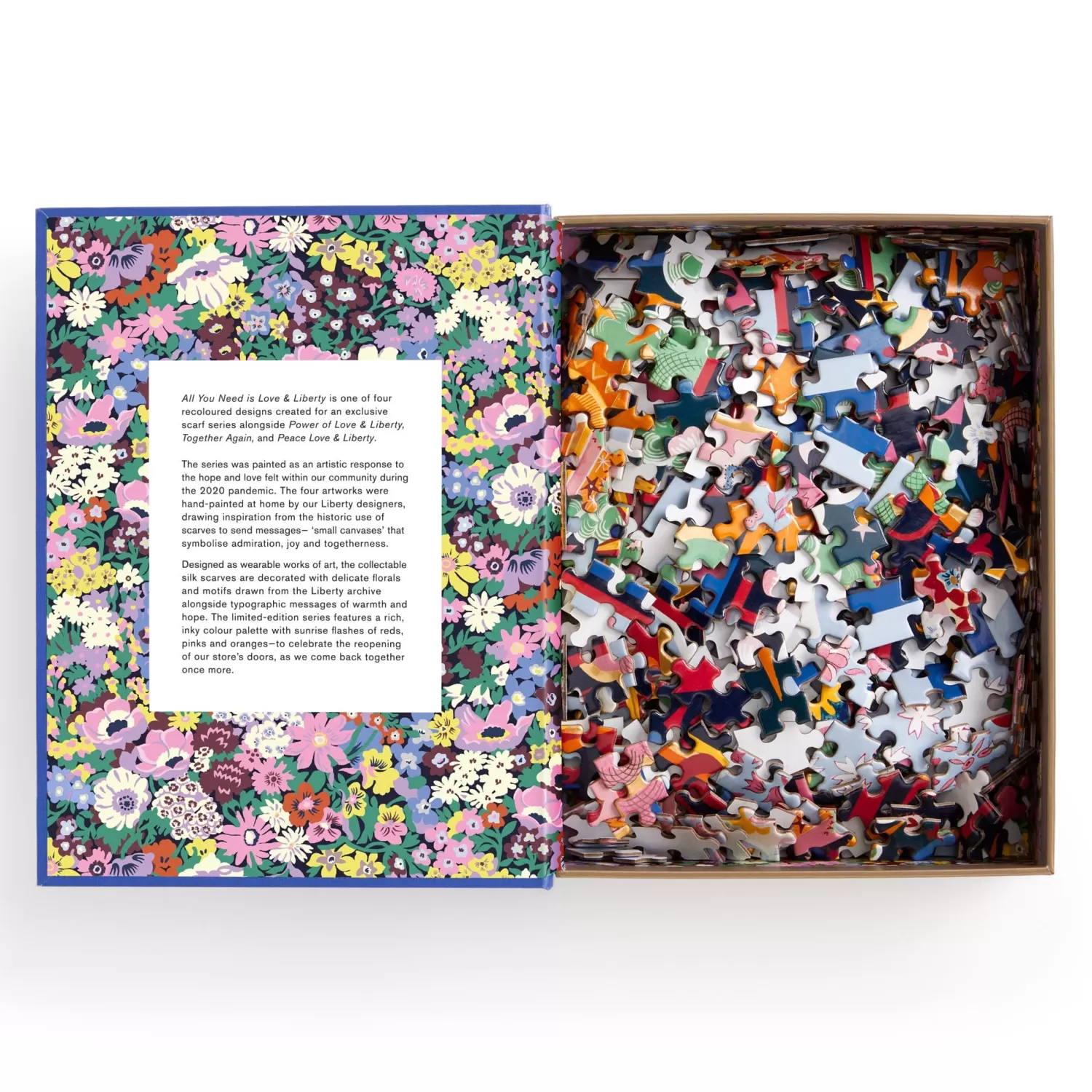 500 Piece Puzzles*Galison Liberty All You Need Is Love 500 Piece Book Puzzle