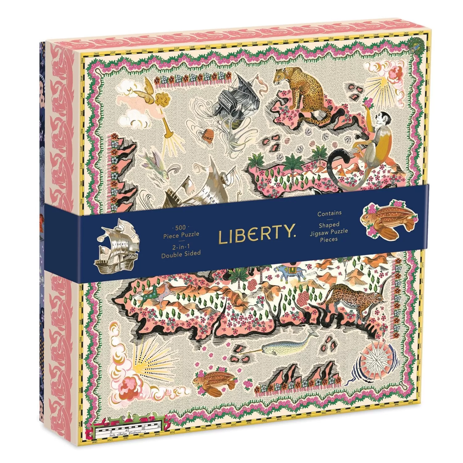 500 Piece Puzzles*Galison Liberty London Maxine Double-Sided 500 Piece Jigsaw Puzzle