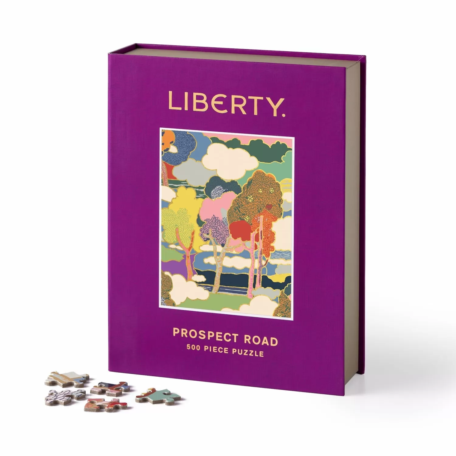 500 Piece Puzzles*Galison Liberty Prospect Road 500 Piece Book Puzzle