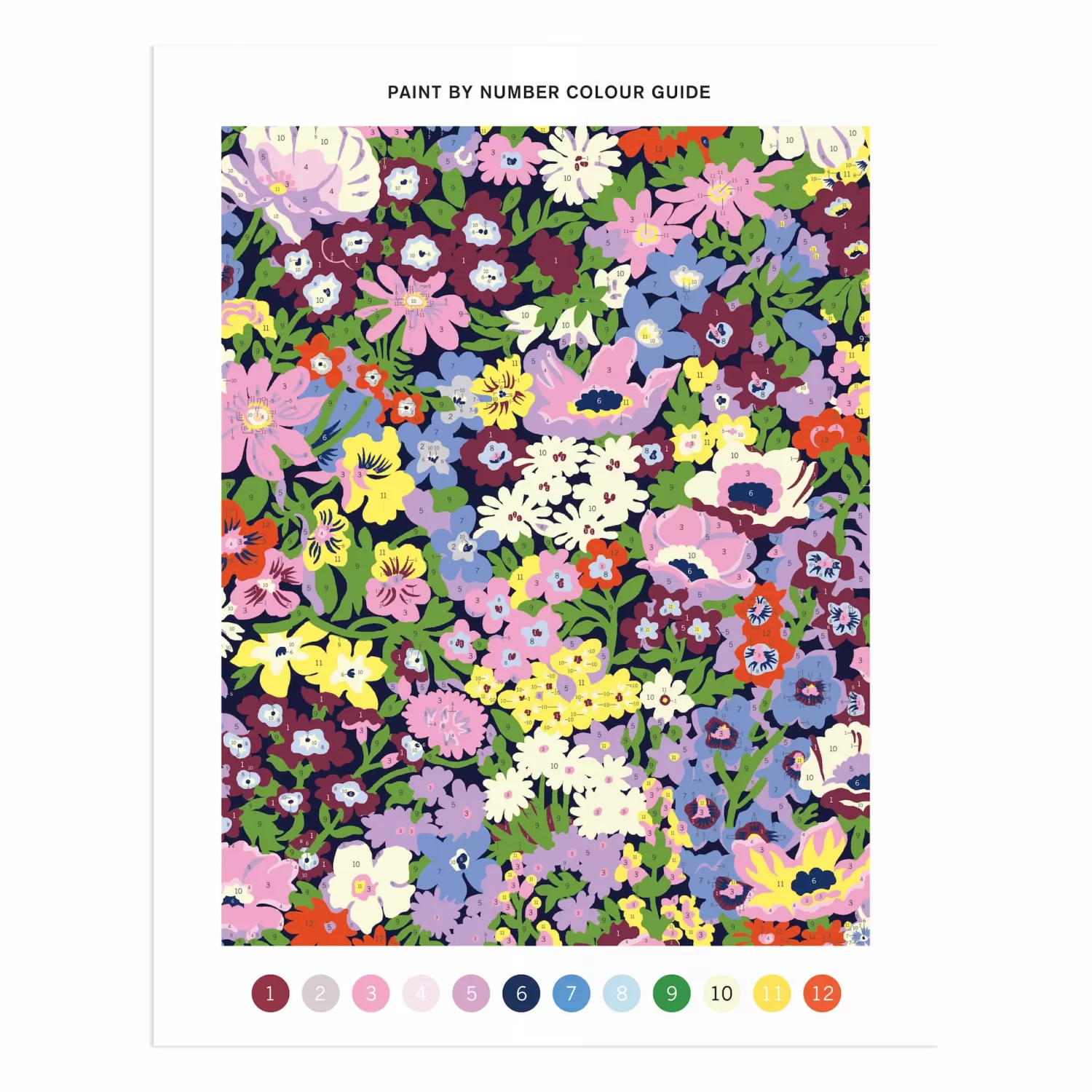 Paint By Number Kits*Galison Liberty Thorpe 11 X 14 Paint By Number Kit