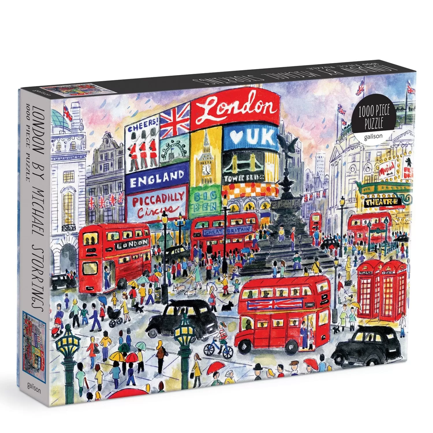 1000 Piece Puzzles*Galison London By Michael Storrings 1000 Piece Jigsaw Puzzle