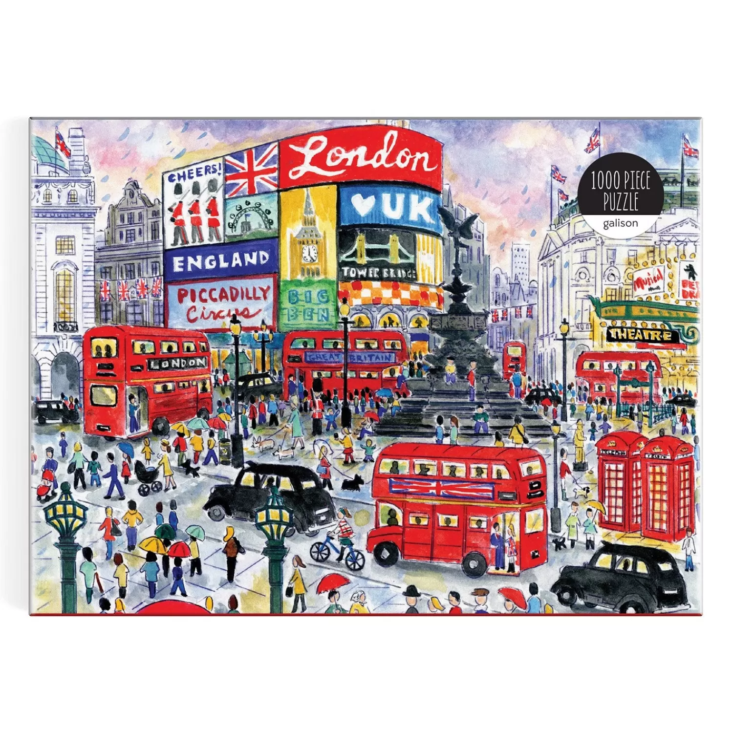 1000 Piece Puzzles*Galison London By Michael Storrings 1000 Piece Jigsaw Puzzle