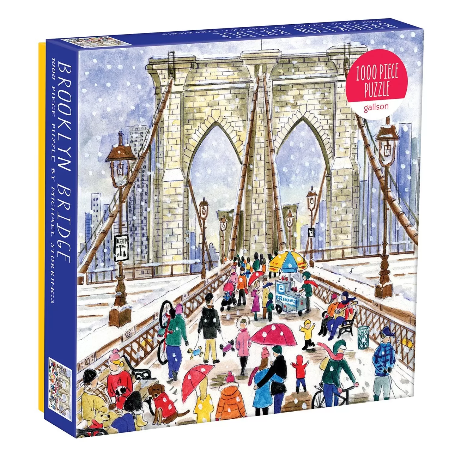 1000 Piece Puzzles*Galison Michael Storrings Brooklyn Bridge 1000 Piece Jigsaw Puzzle