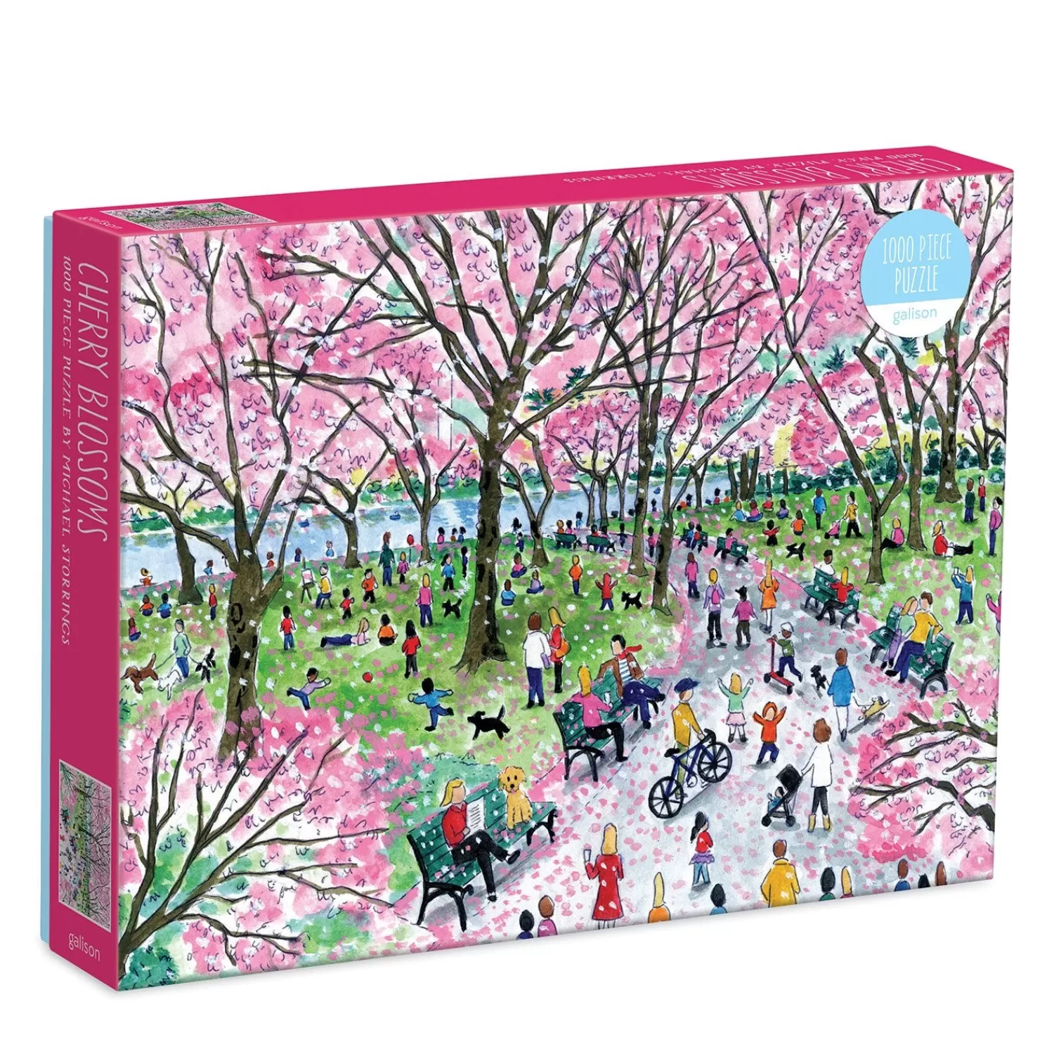 1000 Piece Puzzles*Galison Michael Storrings Cherry Blossoms 1000 Piece Jigsaw Puzzle