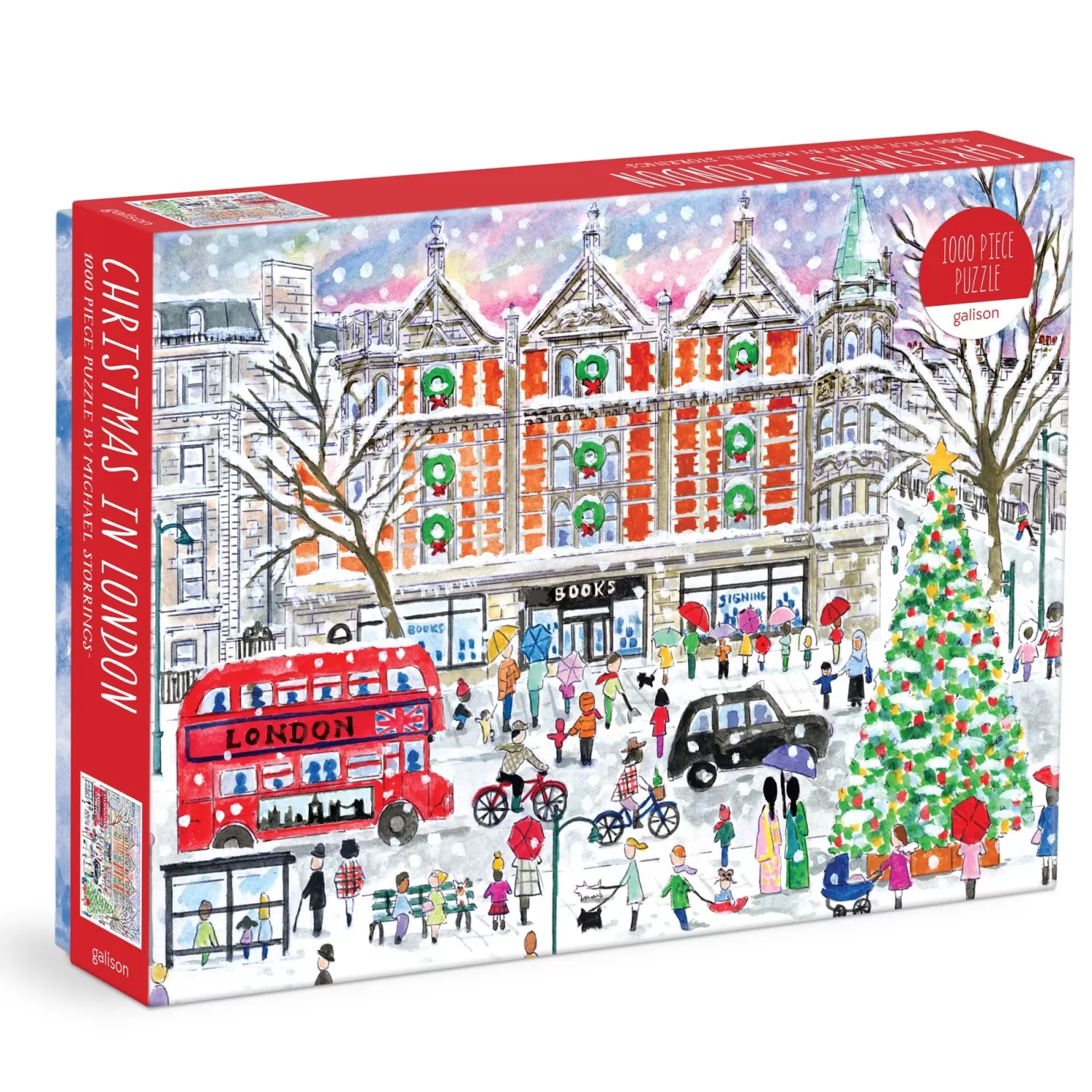 1000 Piece Puzzles*Galison Michael Storrings Christmas In London 1000 Piece Puzzle