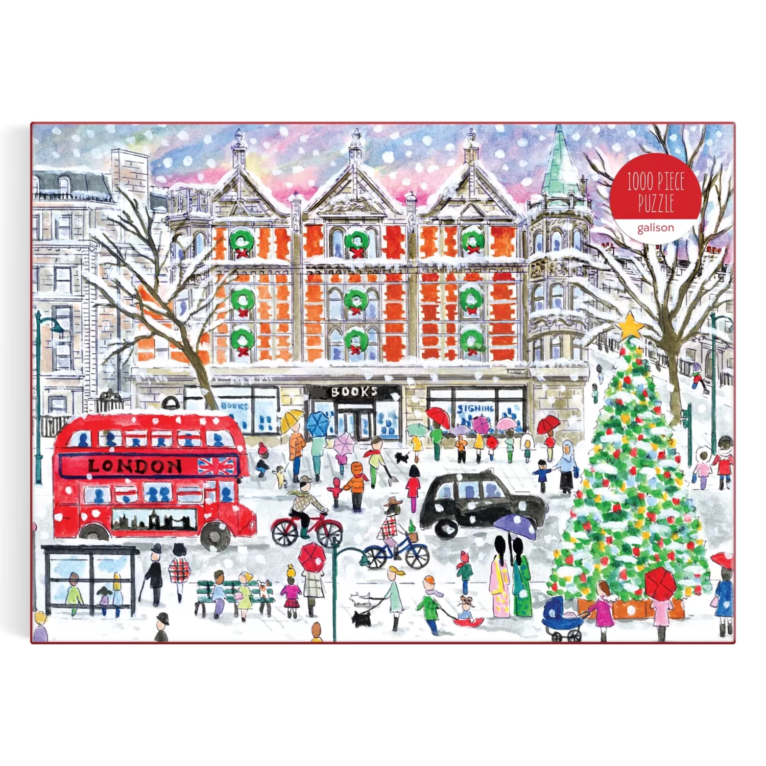 1000 Piece Puzzles*Galison Michael Storrings Christmas In London 1000 Piece Puzzle