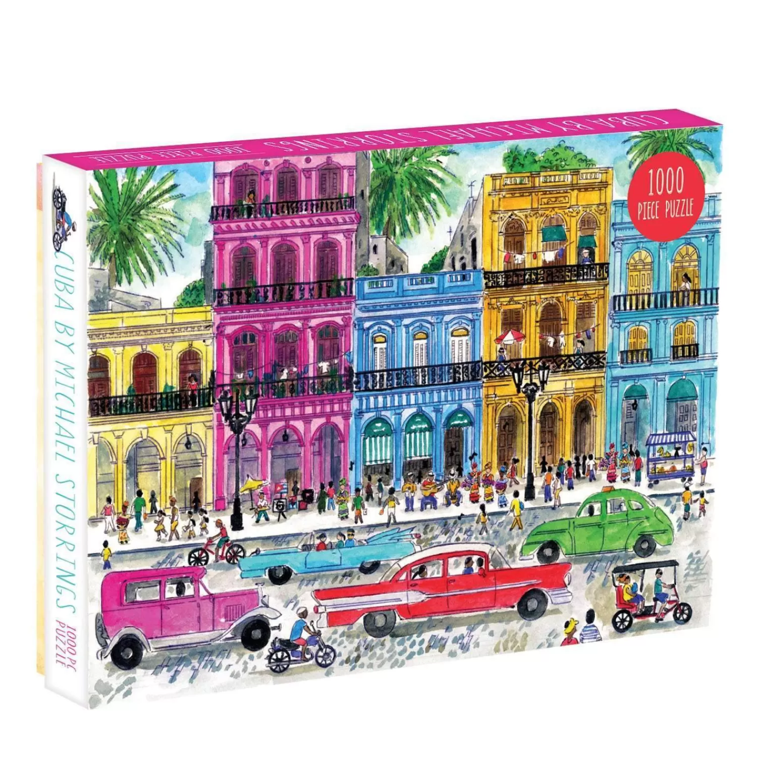 1000 Piece Puzzles*Galison Michael Storrings Cuba 1000 Piece Jigsaw Puzzle